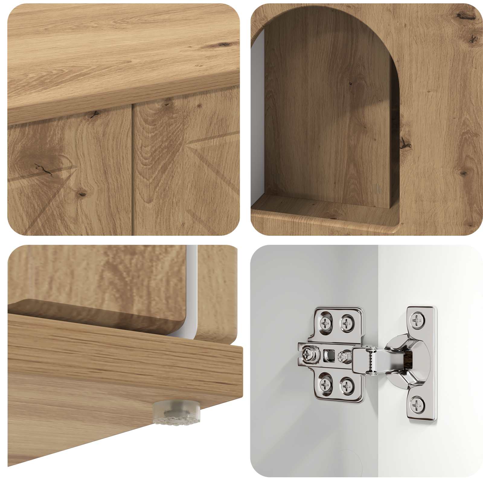 Casa per Gatti Rovere Artigianale 85 x 55 x 50,5 cm
