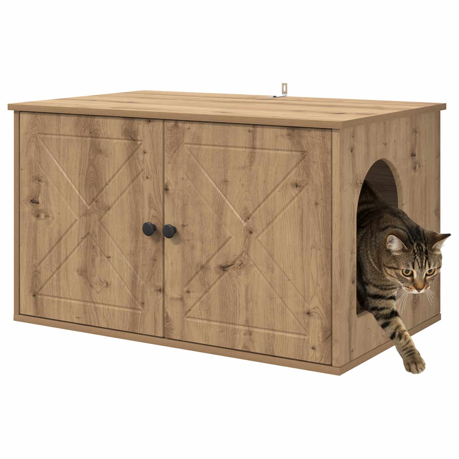 Casa per Gatti Rovere Artigianale 85 x 55 x 50,5 cm