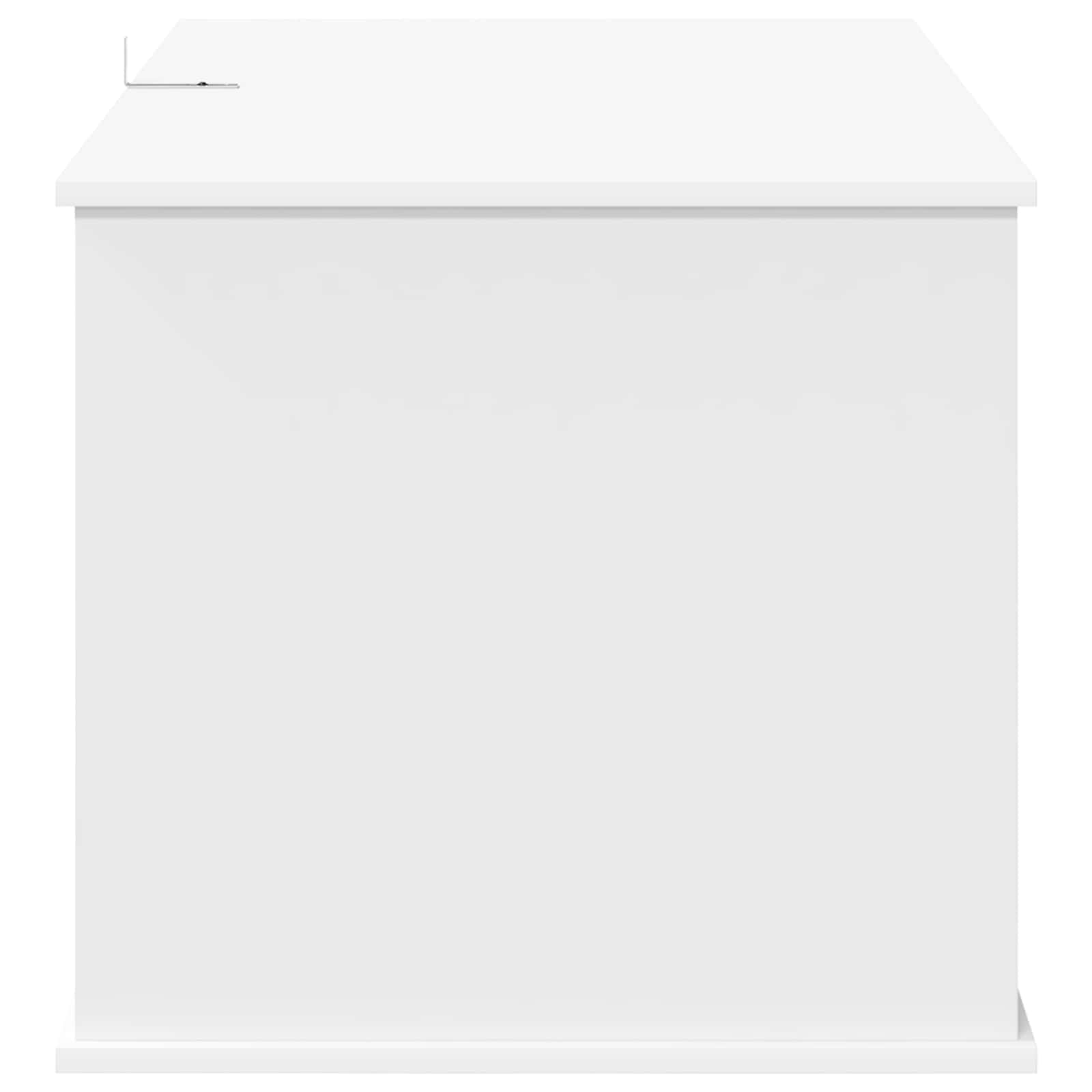 Casa per Gatti Bianco 85 x 55 x 50,5 cm Legno ingegnerizzato