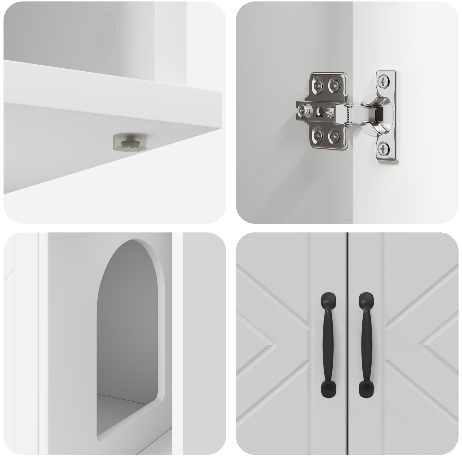 Casa per Gatti Bianco 85 x 55 x 50,5 cm Legno ingegnerizzato