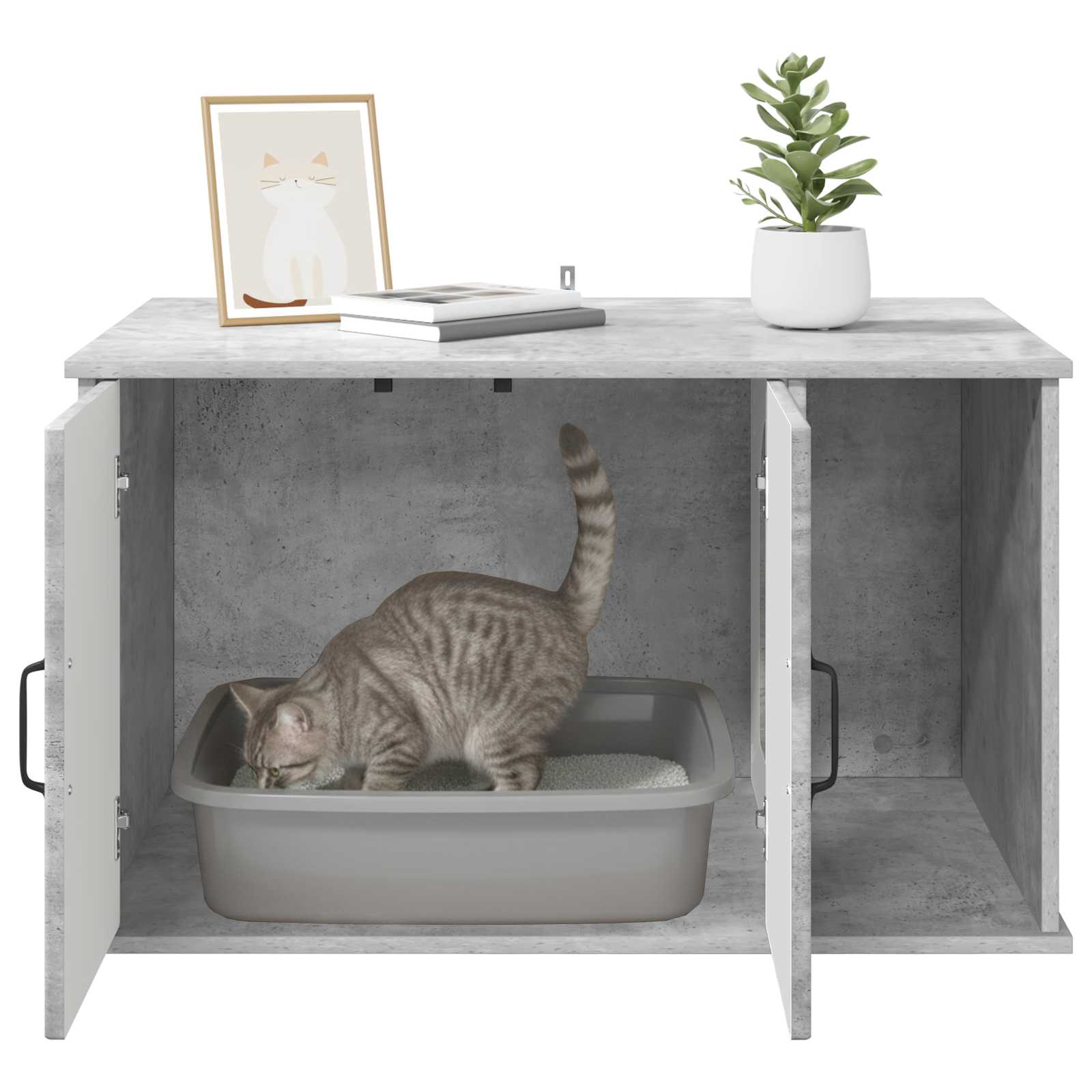 Casa per Gatti Calcestruzzo 85 x 55 x 50,5 cm