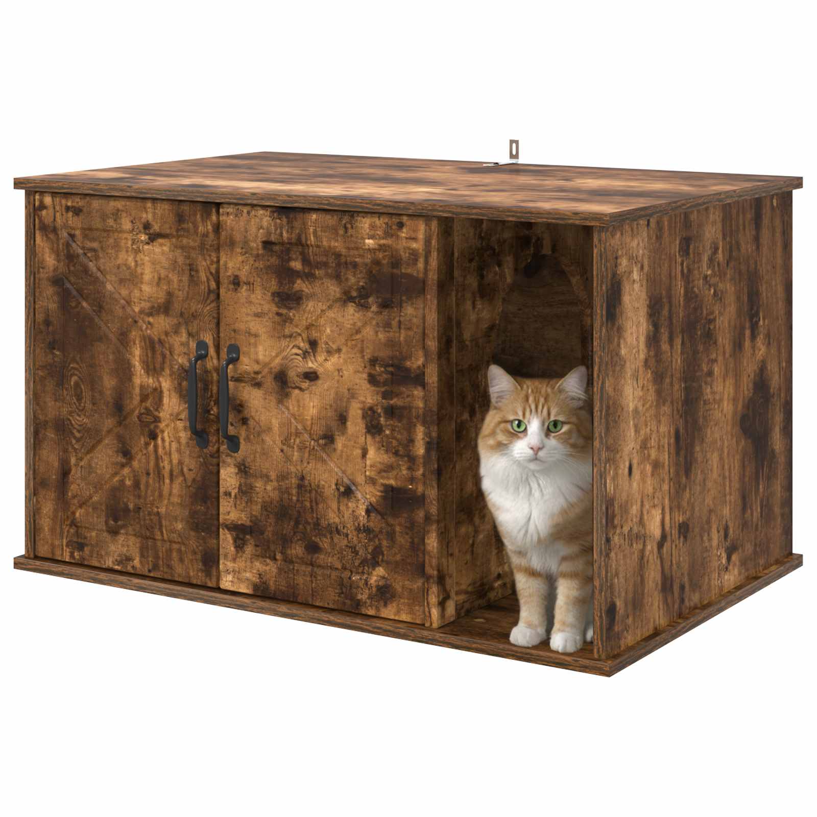 Casa per Gatti Rovere Fumo 85 x 55 x 50,5 cm
