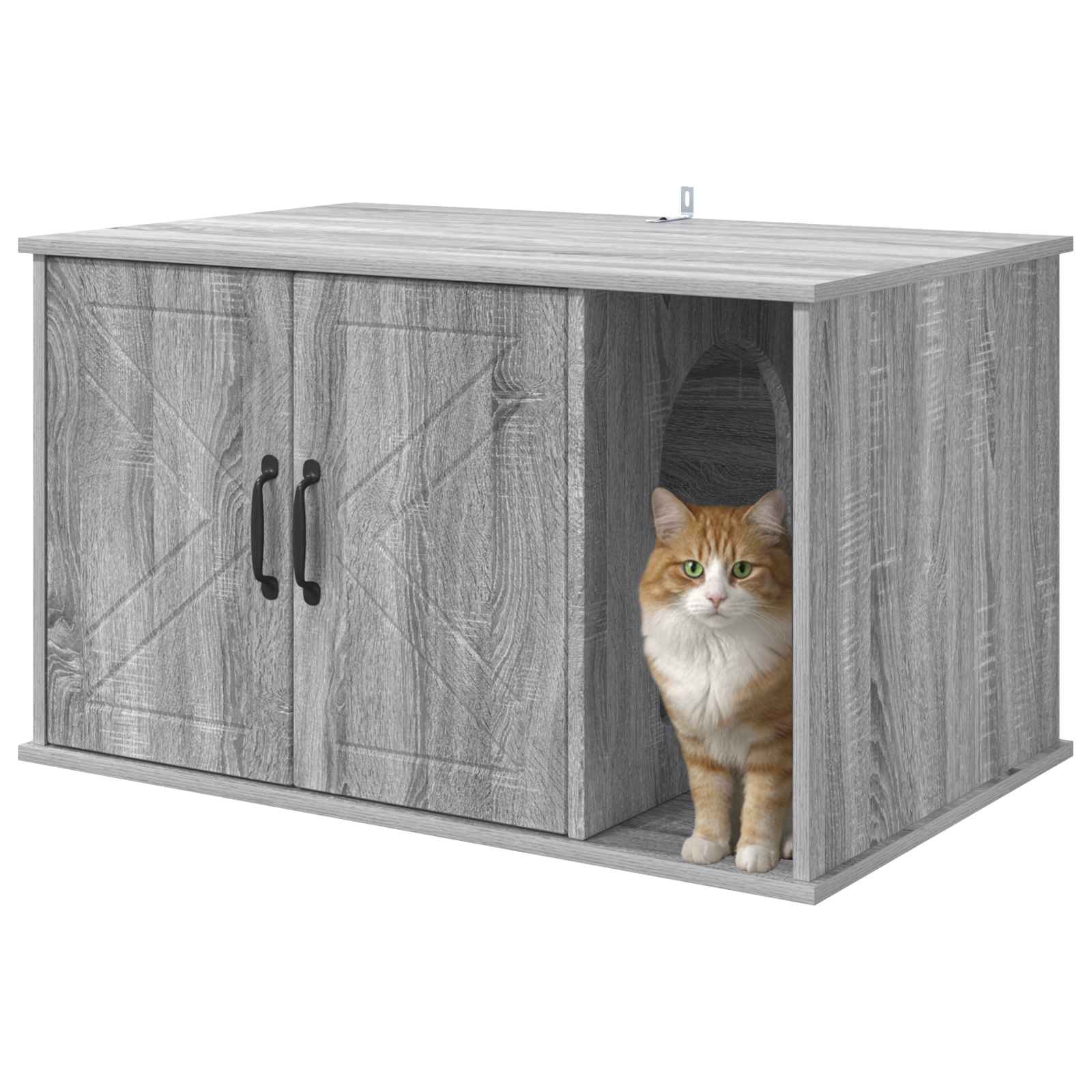 Casa per Gatti Sonoma grigio 85 x 55 x 50,5 cm