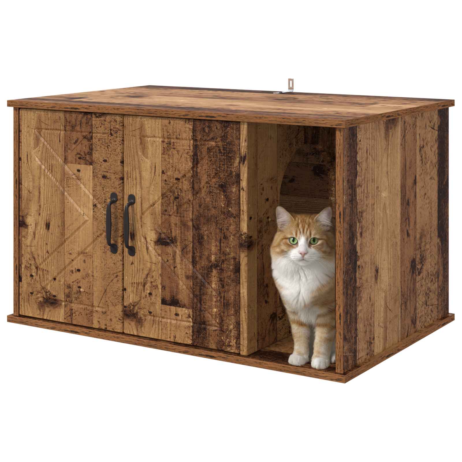 Casa per Gatti Legno antico 85 x 55 x 50,5 cm