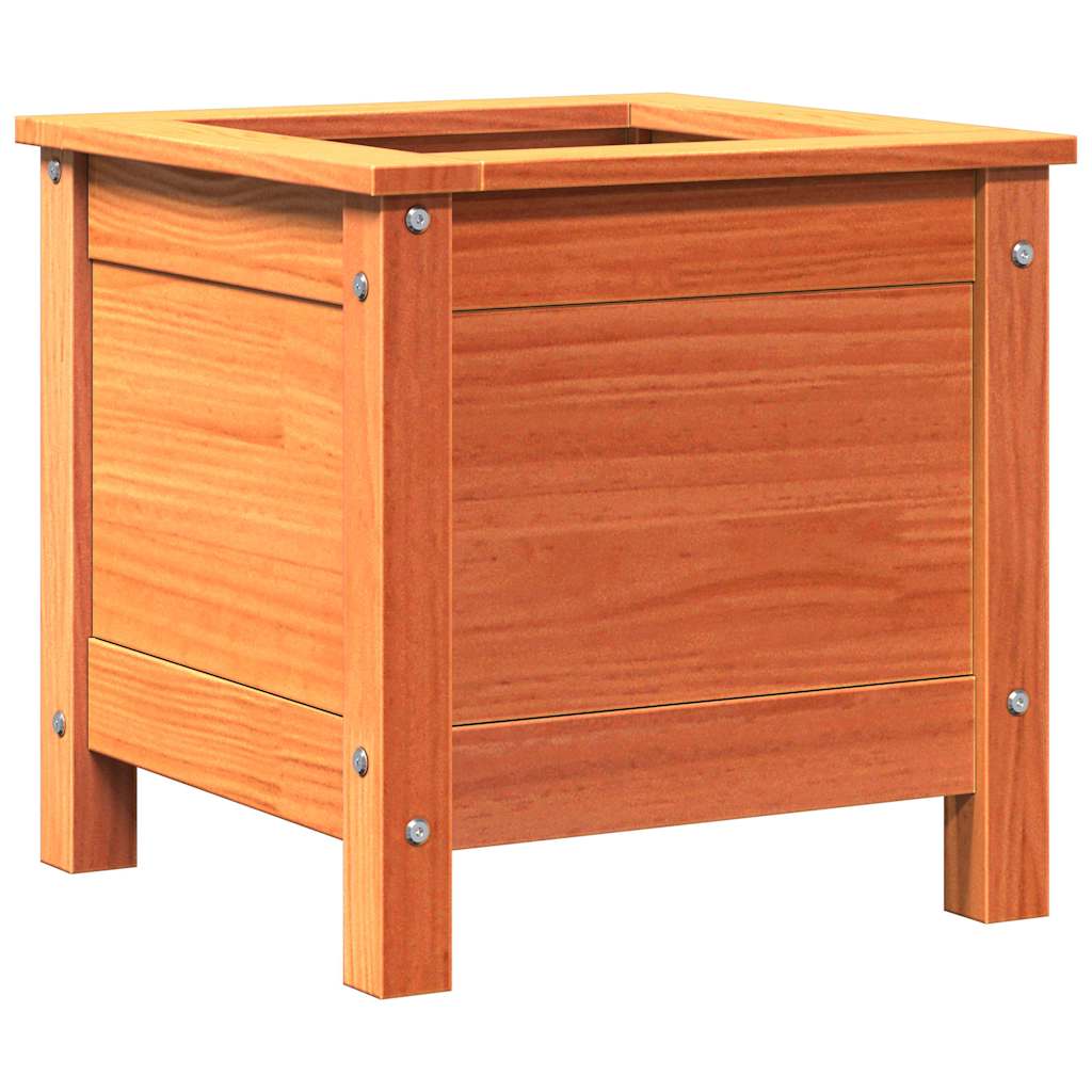 Vaso da giardino Marrone cerato 40 x 40 x 39 cm Pino massello