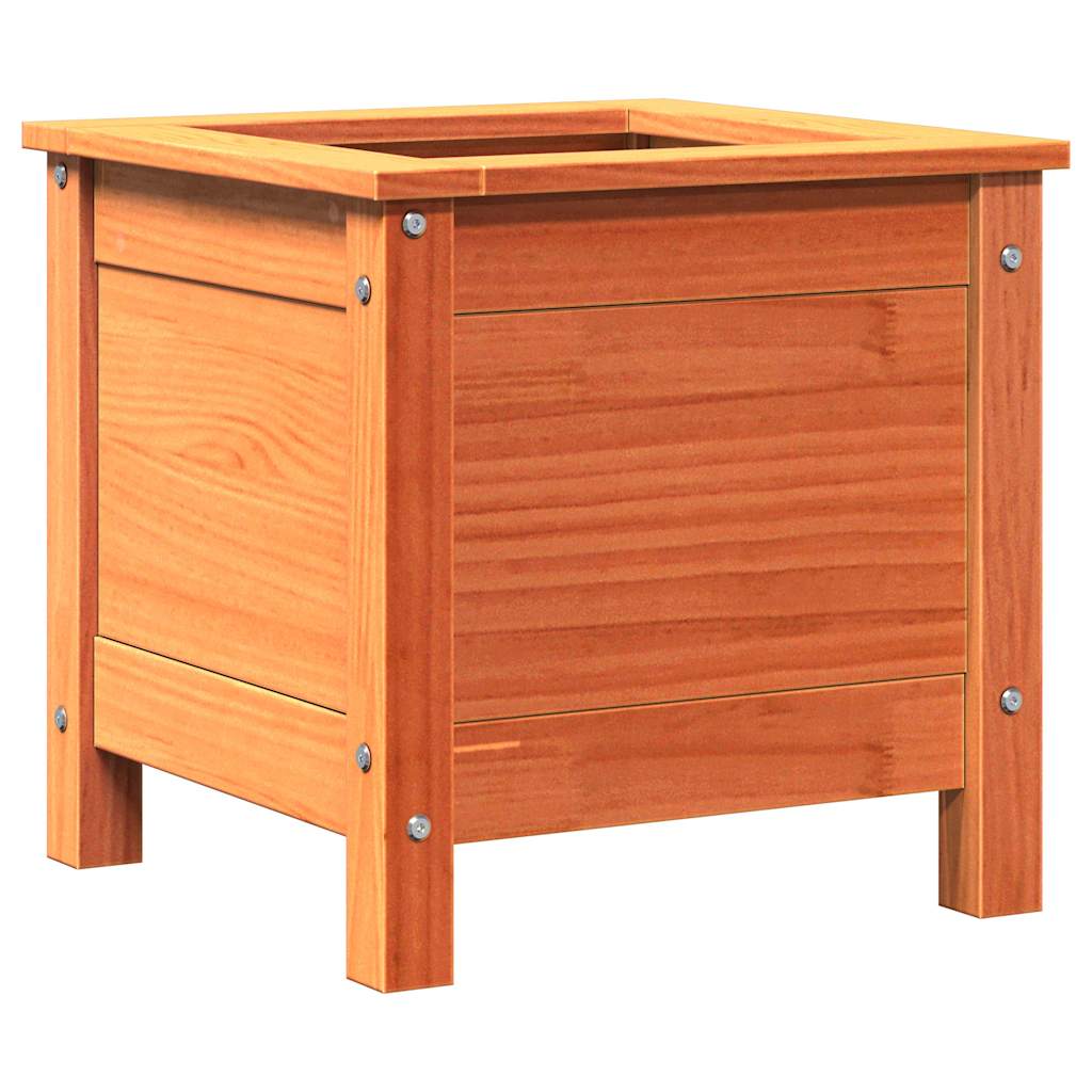Vaso da giardino Marrone cerato 40 x 40 x 39 cm Pino massello