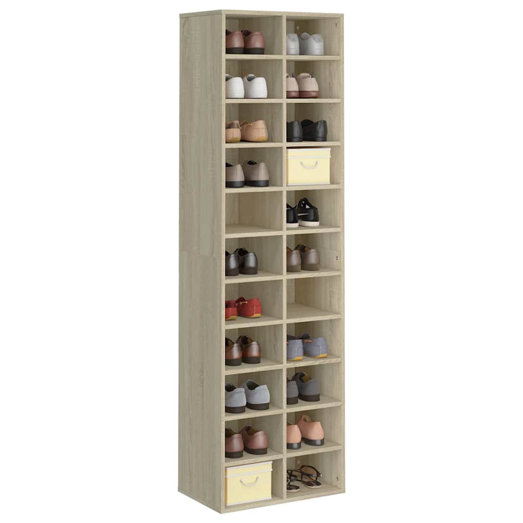 Scarpiera Rovere Sonoma 54x34x183 cm in Truciolato