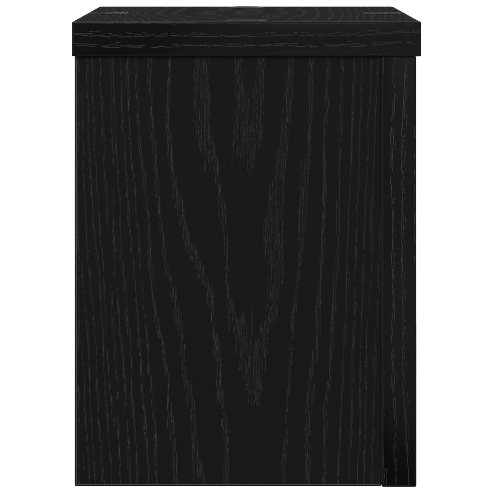 Supporto per piante 2 pz Rovere Nero 15 x 15 x 20 cm