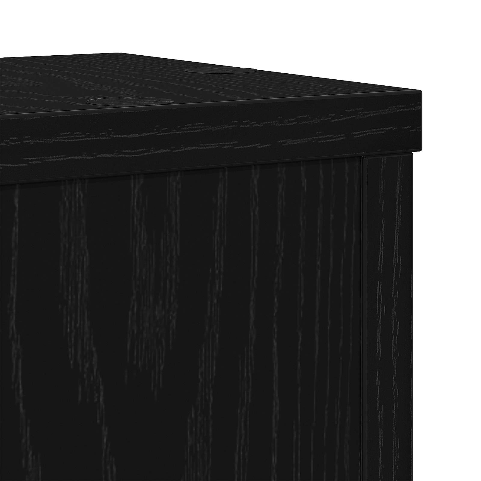 Supporto per piante 2 pz Rovere Nero 15 x 15 x 20 cm