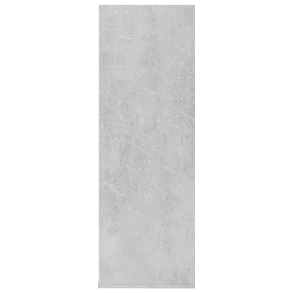 Scarpiera Grigio Cemento 54x34x100,5 cm in Legno Multistrato