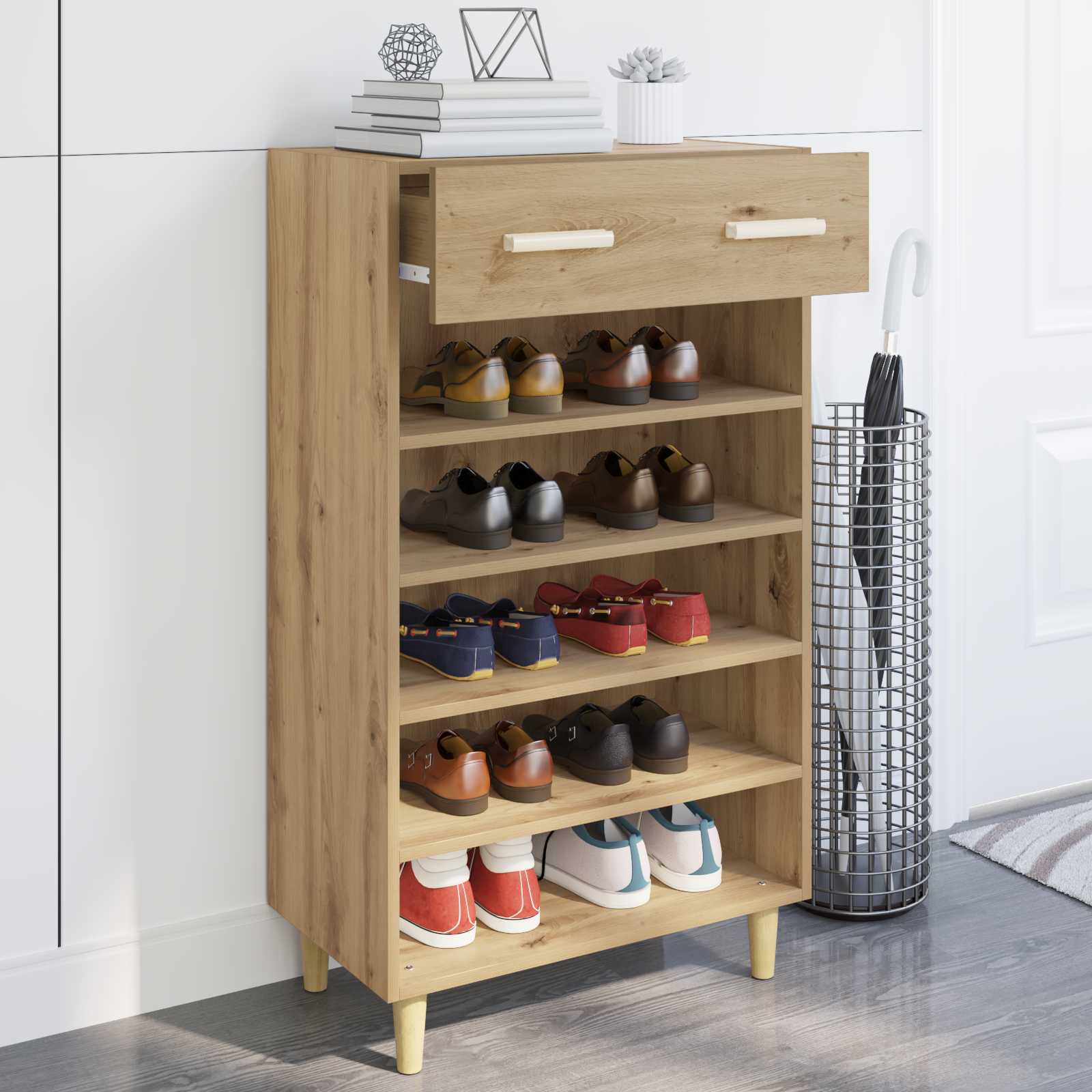 Mobile per scarpe 60 x 35 x 105 cm Legno ingegnerizzato