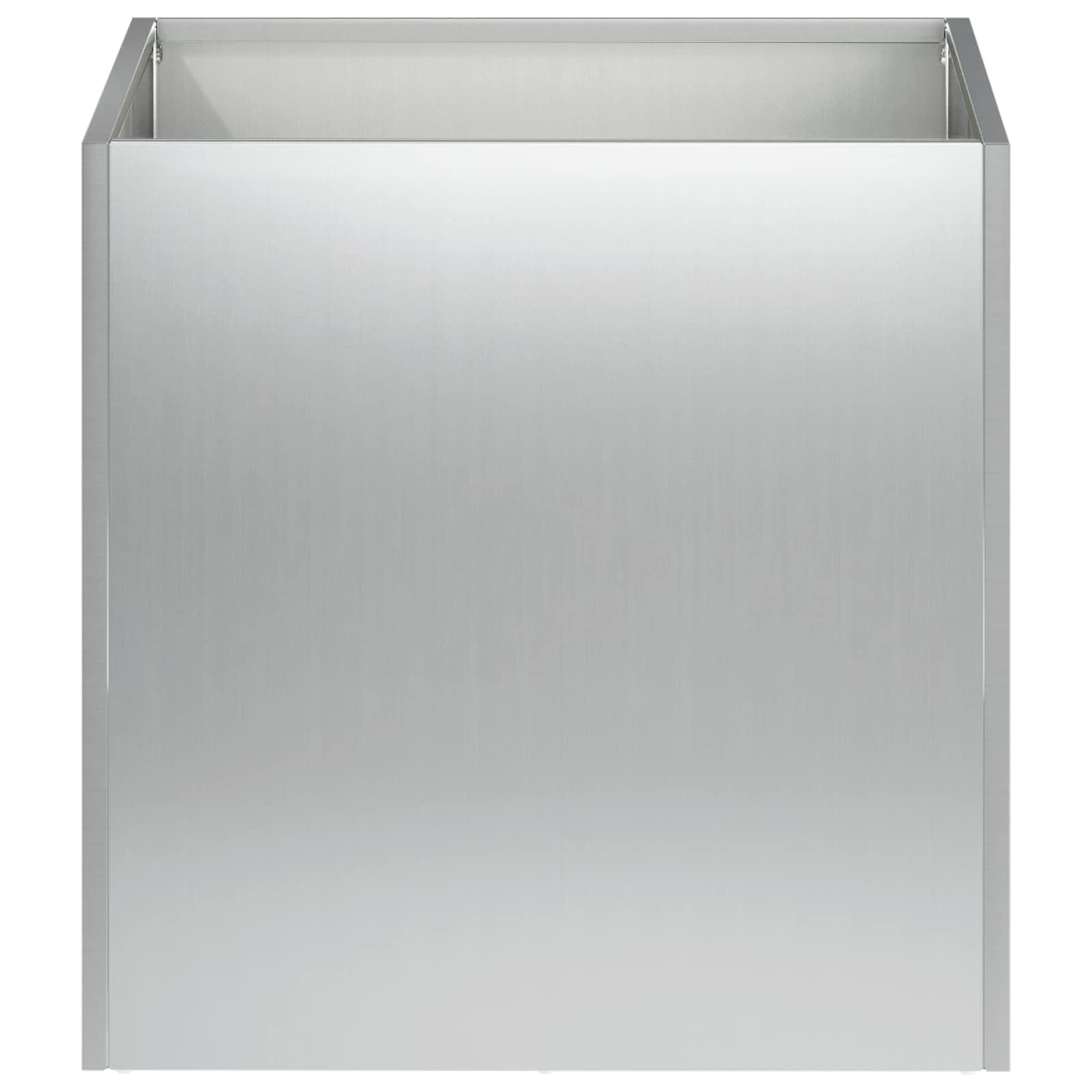 Vaso da giardino Argento 20 x 20 x 20 cm Acciaio zincato