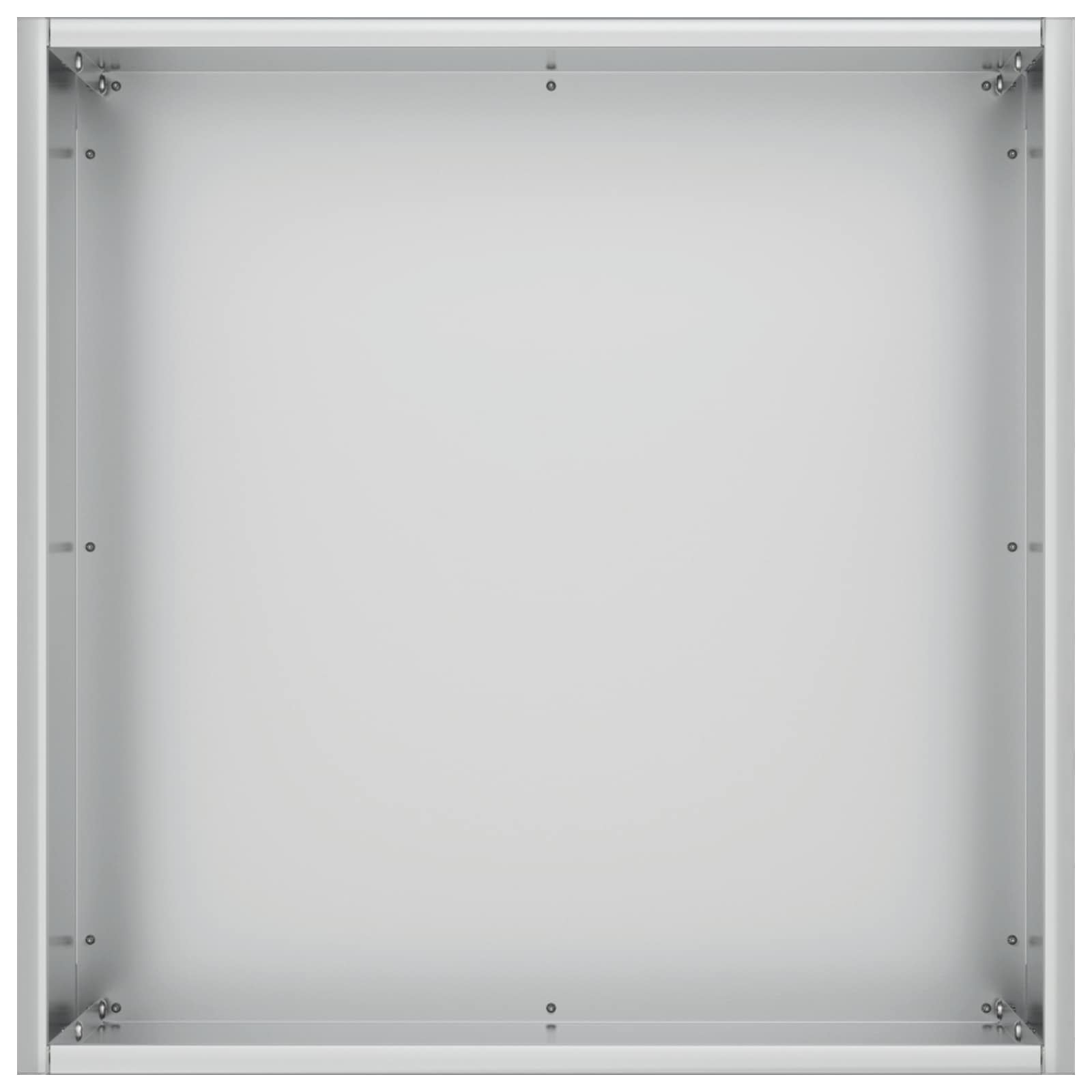 Vaso da giardino Argento 20 x 20 x 20 cm Acciaio zincato