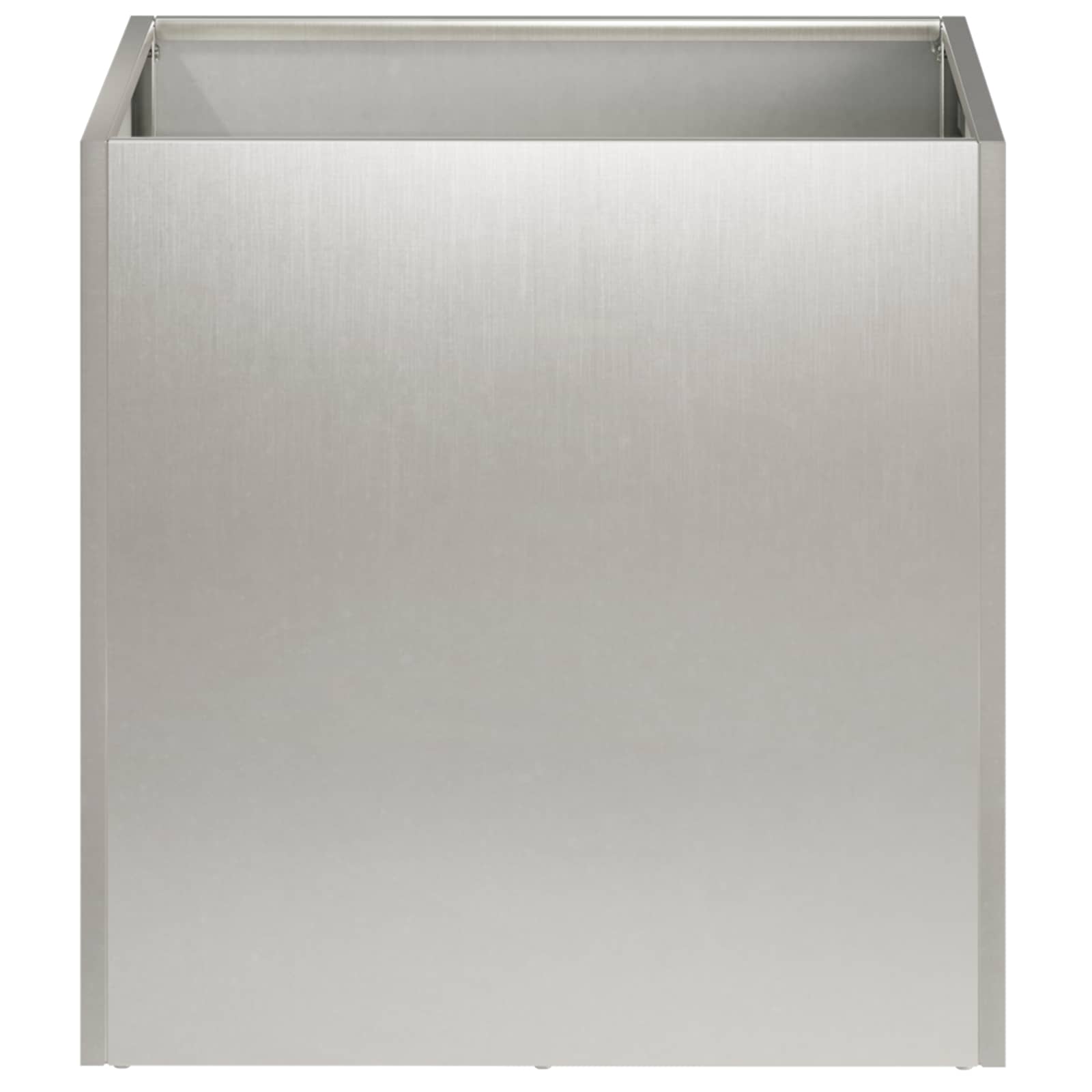 Vaso da giardino Argento 25 x 25 x 25 cm Acciaio Inox