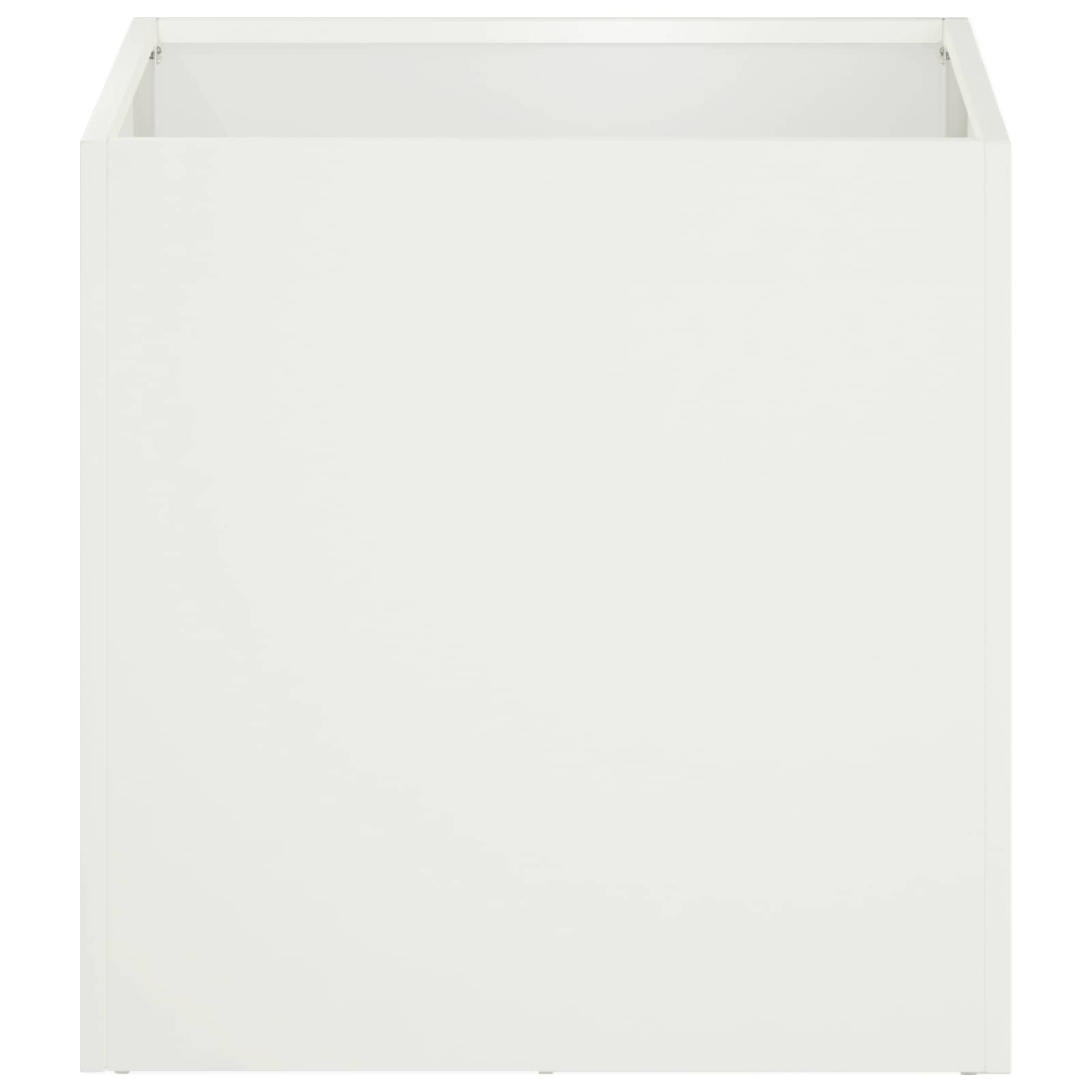 Vaso da giardino Bianco 35 x 35 x 35 cm