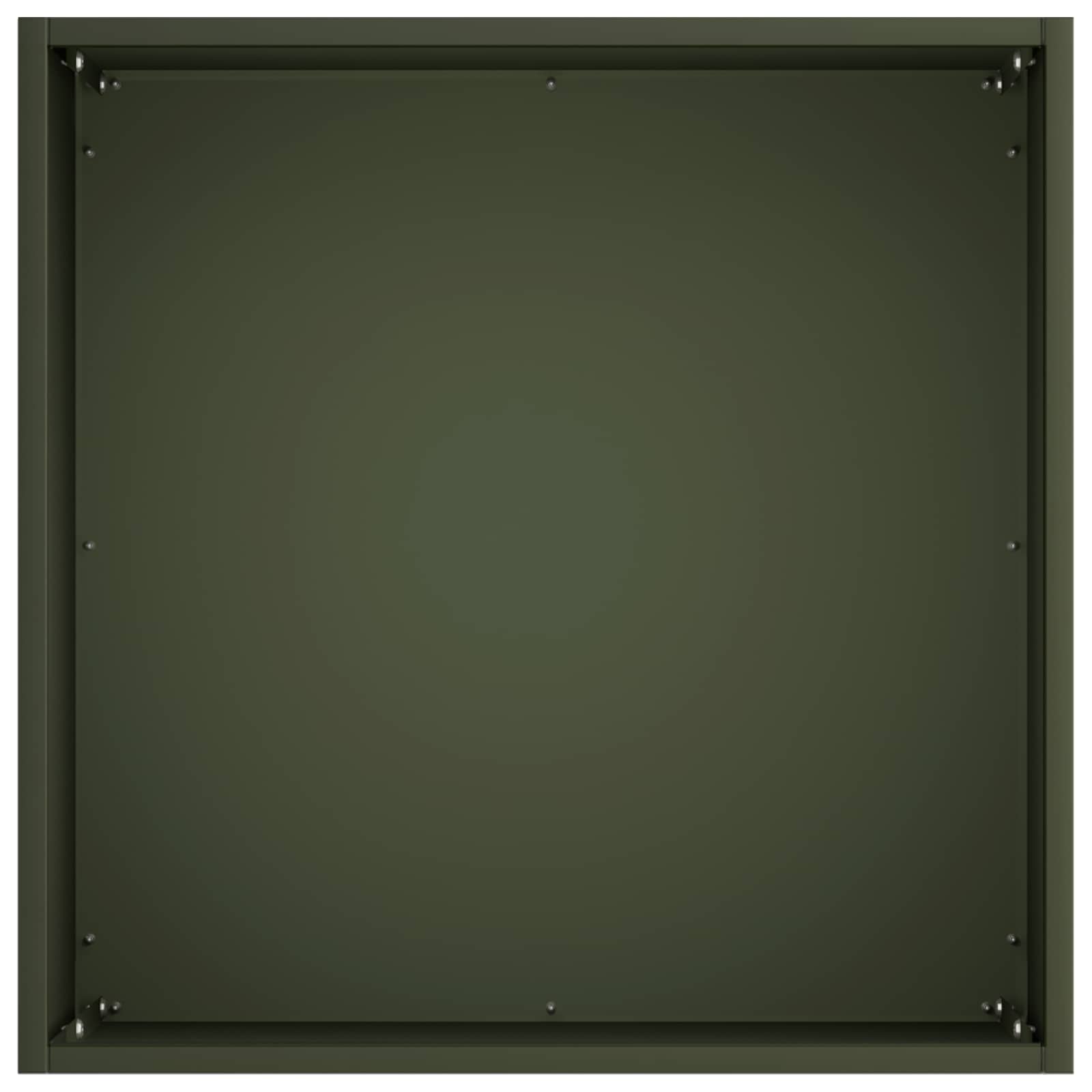 Vaso da giardino 2 pz Verde Oliva 35 x 35 x 35 cm