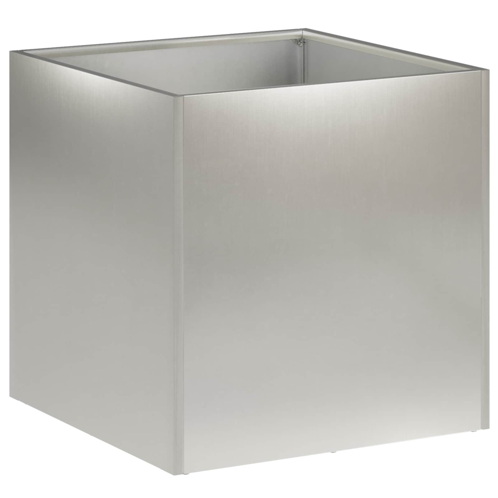 Vaso da giardino Argento 35 x 35 x 35 cm Acciaio Inox