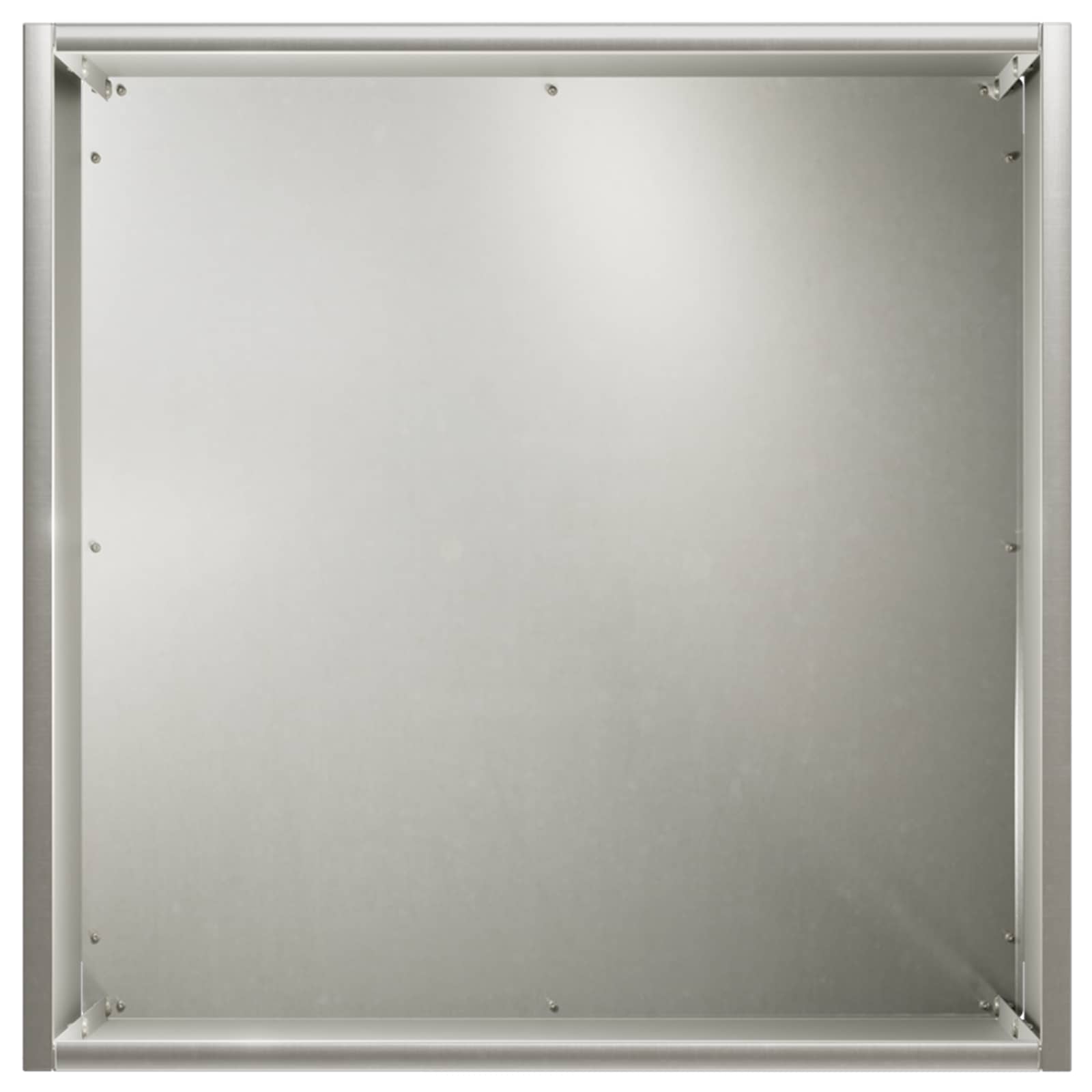 Vaso da giardino 2 pz Argento 35 x 35 x 35 cm Acciaio Inox