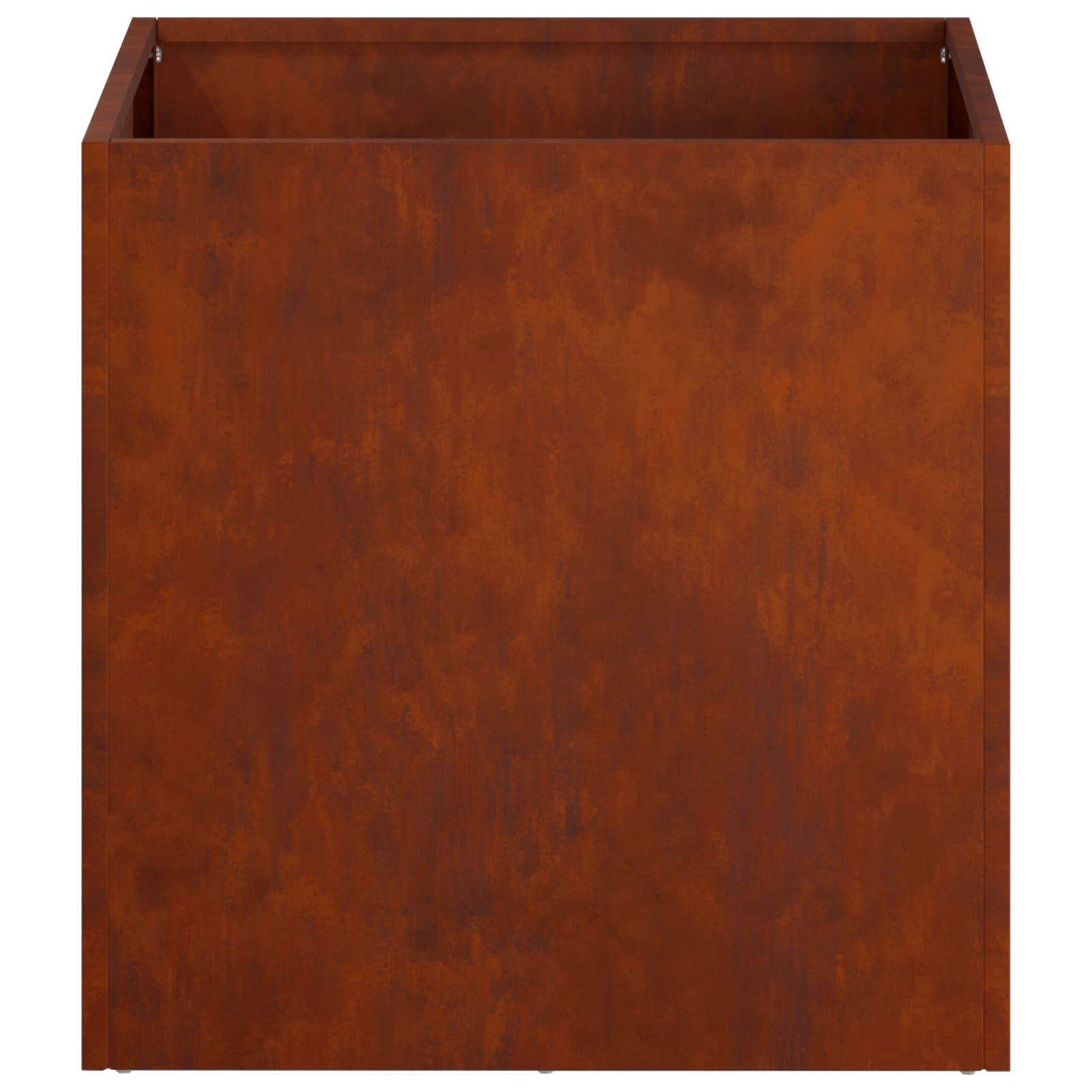Vaso da giardino 2 pz Ruggine 45 x 45 x 45 cm Acciaio Corten