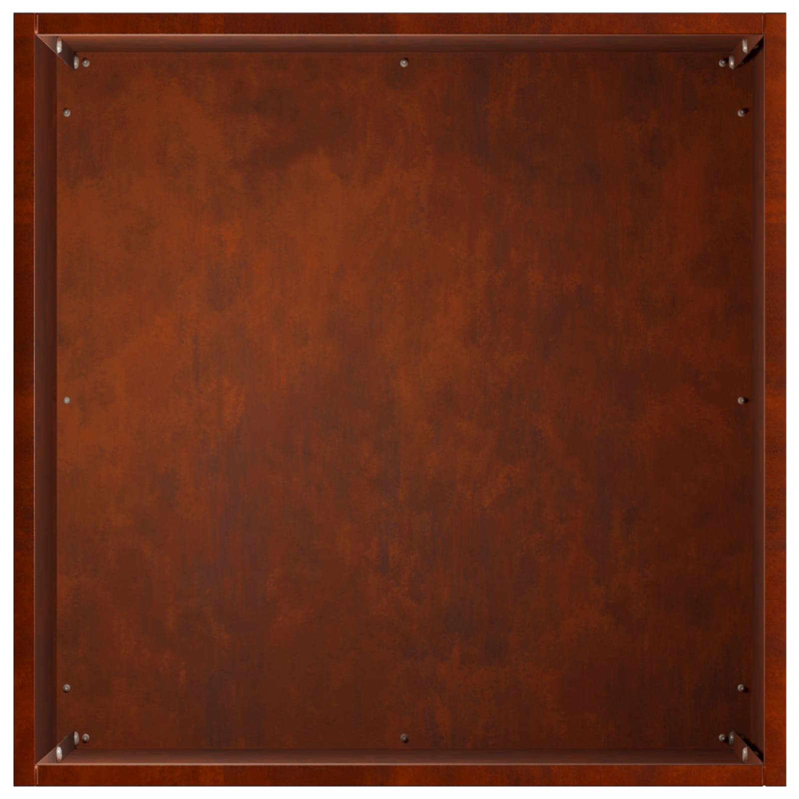 Vaso da giardino 2 pz Ruggine 45 x 45 x 45 cm Acciaio Corten