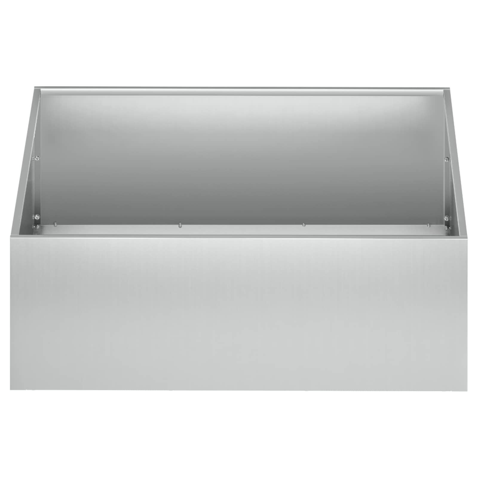 Vaso da giardino Argento 40 x 40 x 20 cm Acciaio zincato