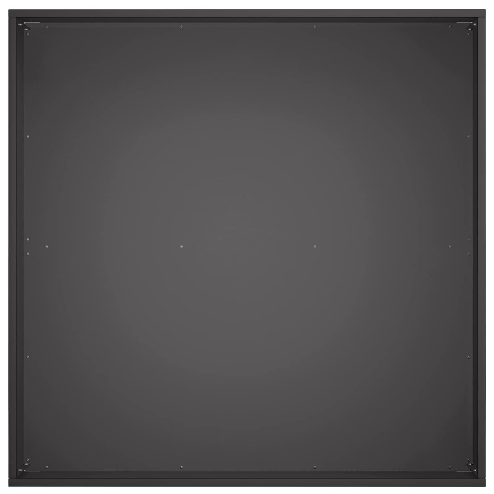 Vaso da giardino 2 pz Nero 60 x 60 x 20 cm