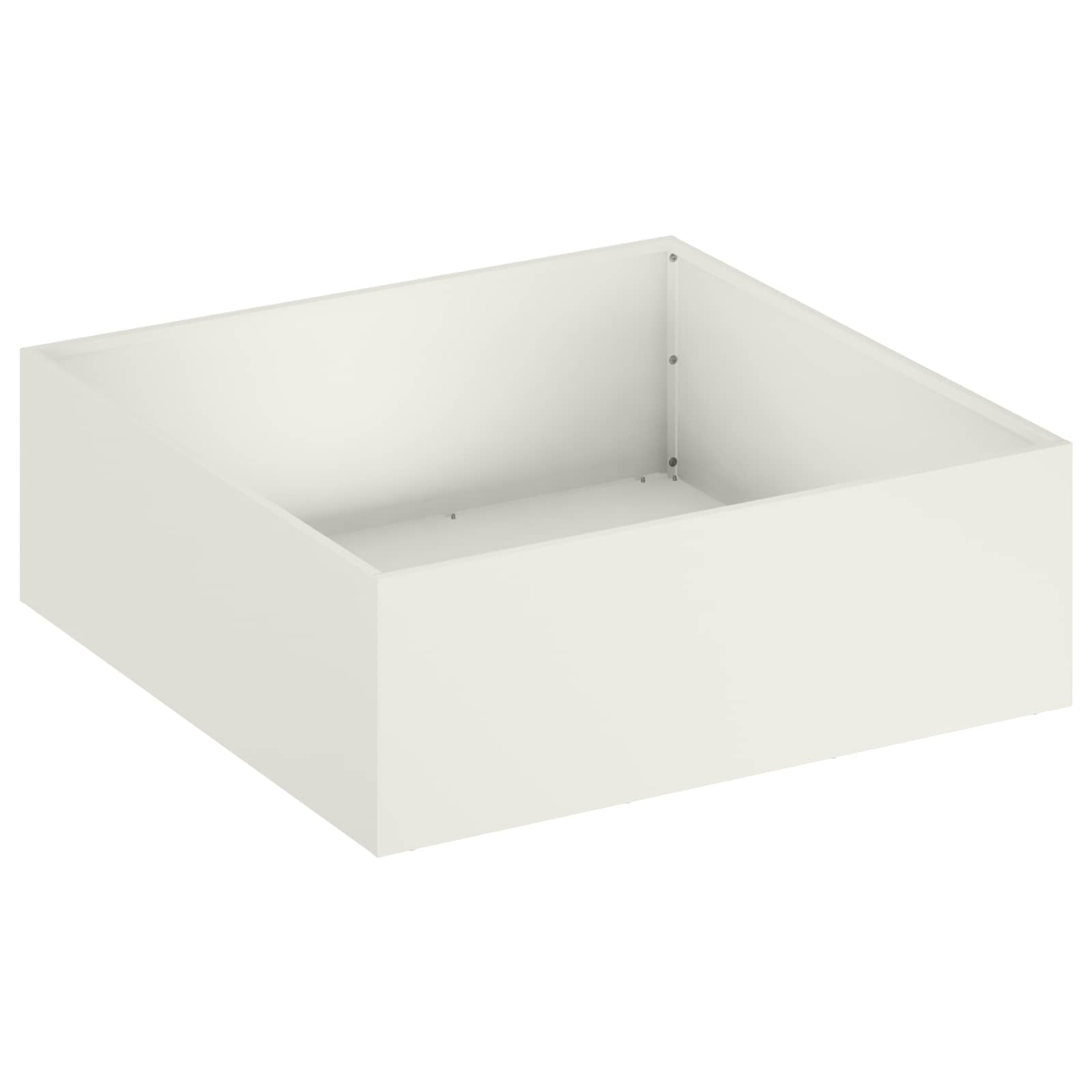 Vaso da giardino 2 pz Bianco 60 x 60 x 20 cm