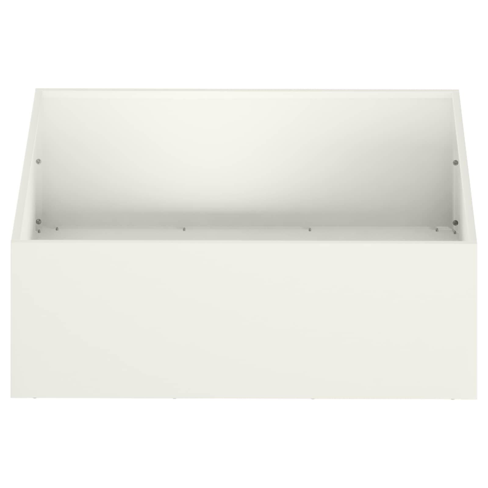Vaso da giardino 2 pz Bianco 60 x 60 x 20 cm