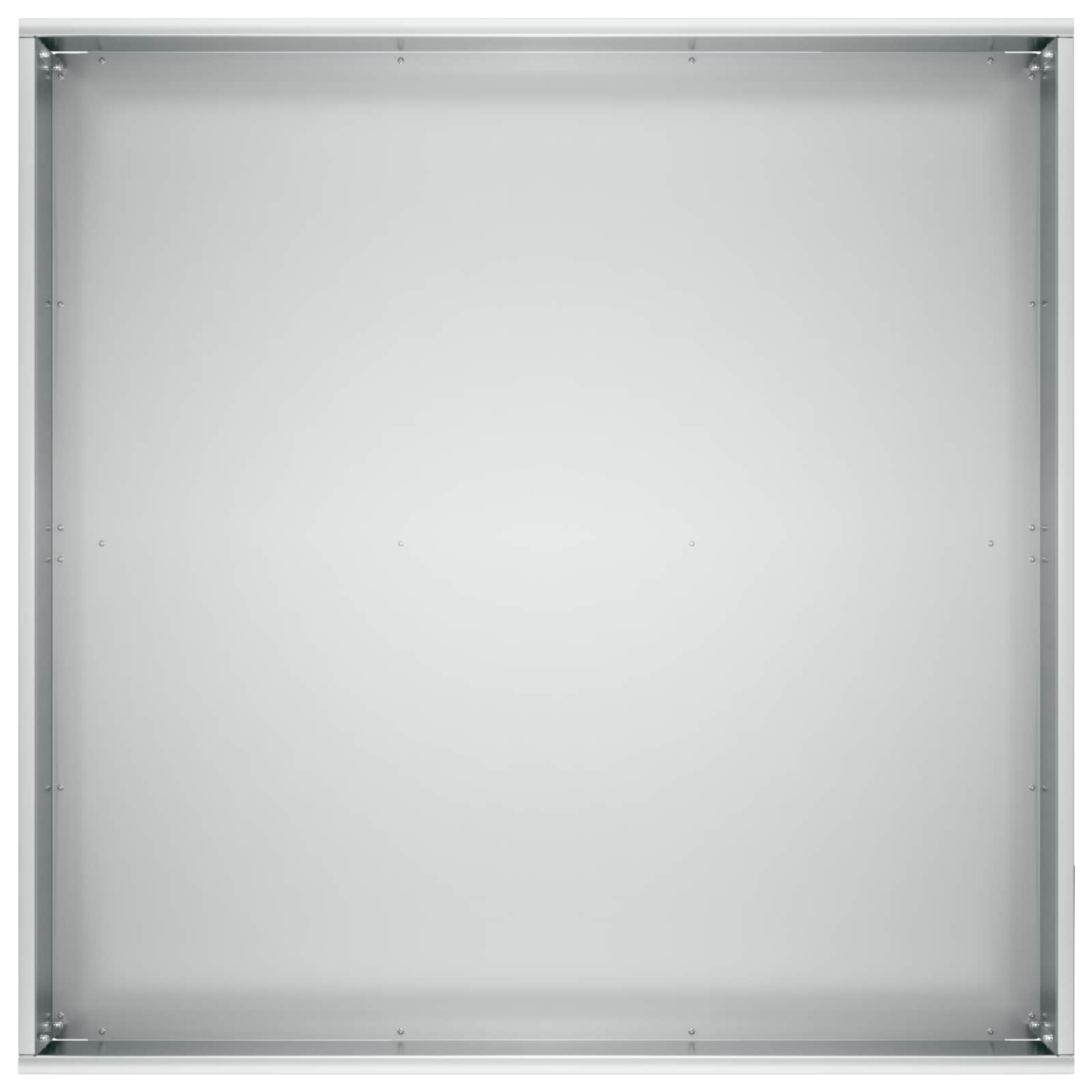 Vaso da giardino Argento 60 x 60 x 20 cm Acciaio zincato