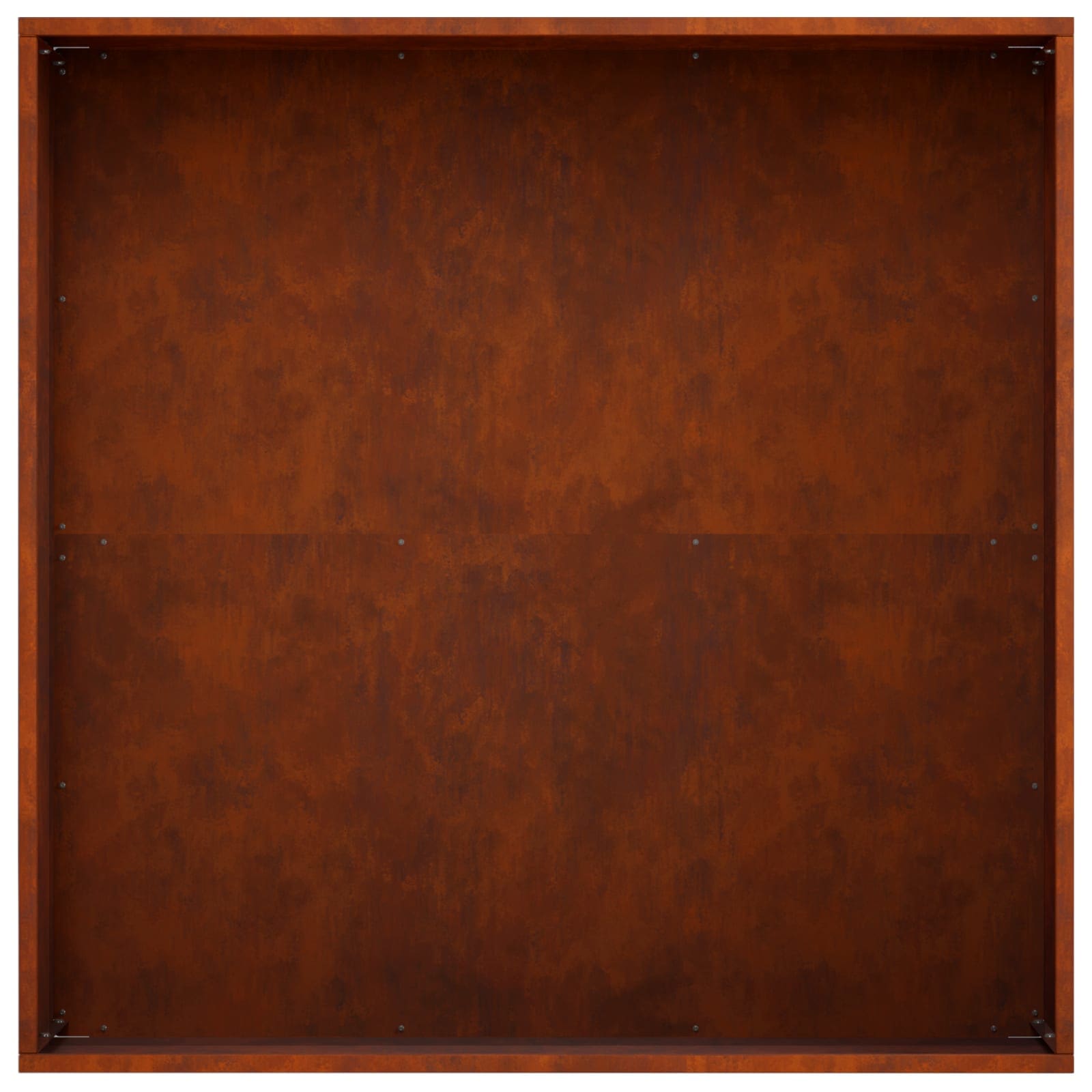 Vaso da giardino Ruggine 60 x 60 x 20 cm Acciaio Corten