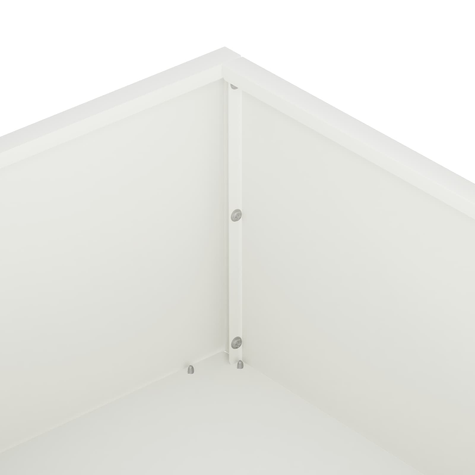 Vaso da giardino 2 pz Bianco 80 x 80 x 20 cm