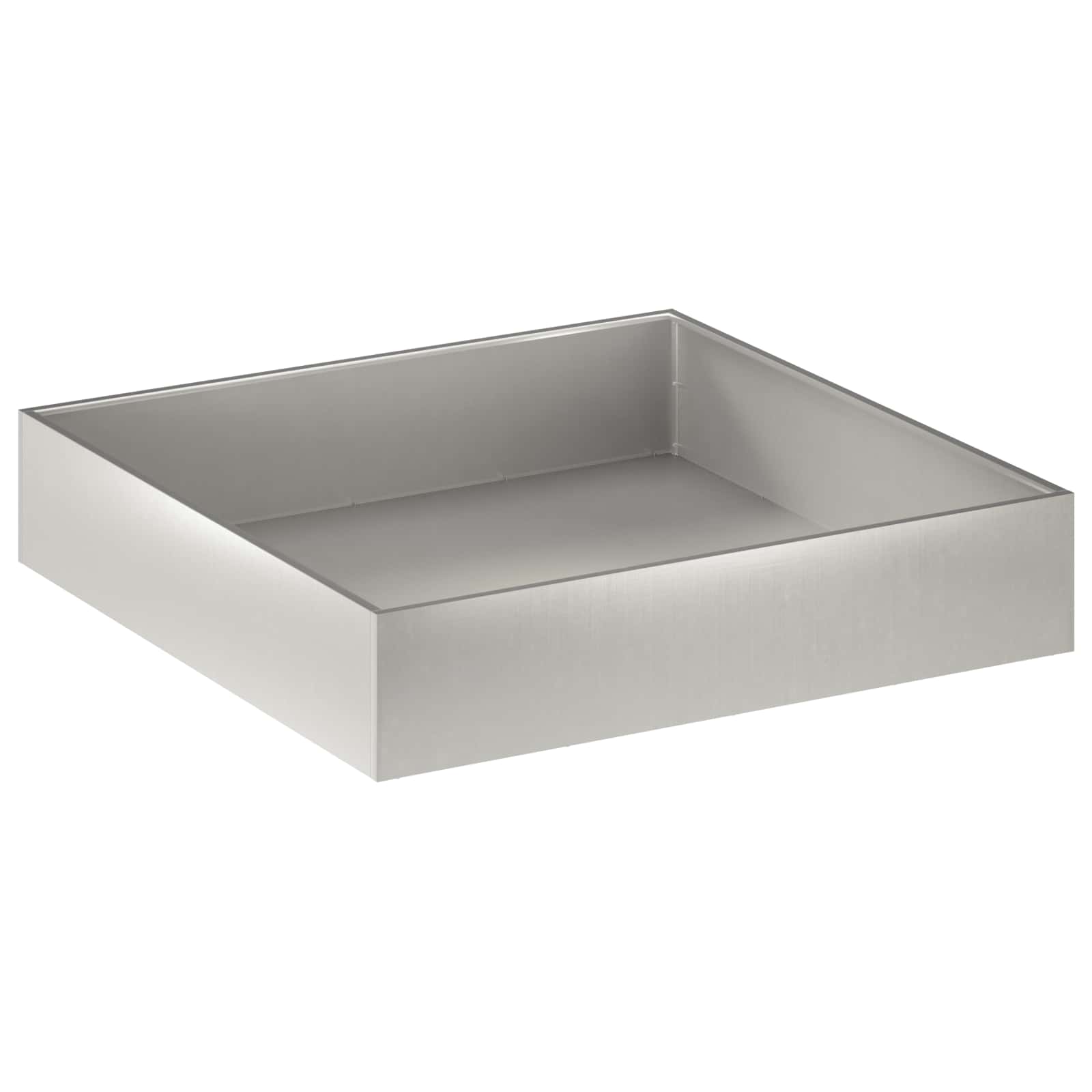 Vaso da giardino Argento 80 x 80 x 20 cm Acciaio Inox