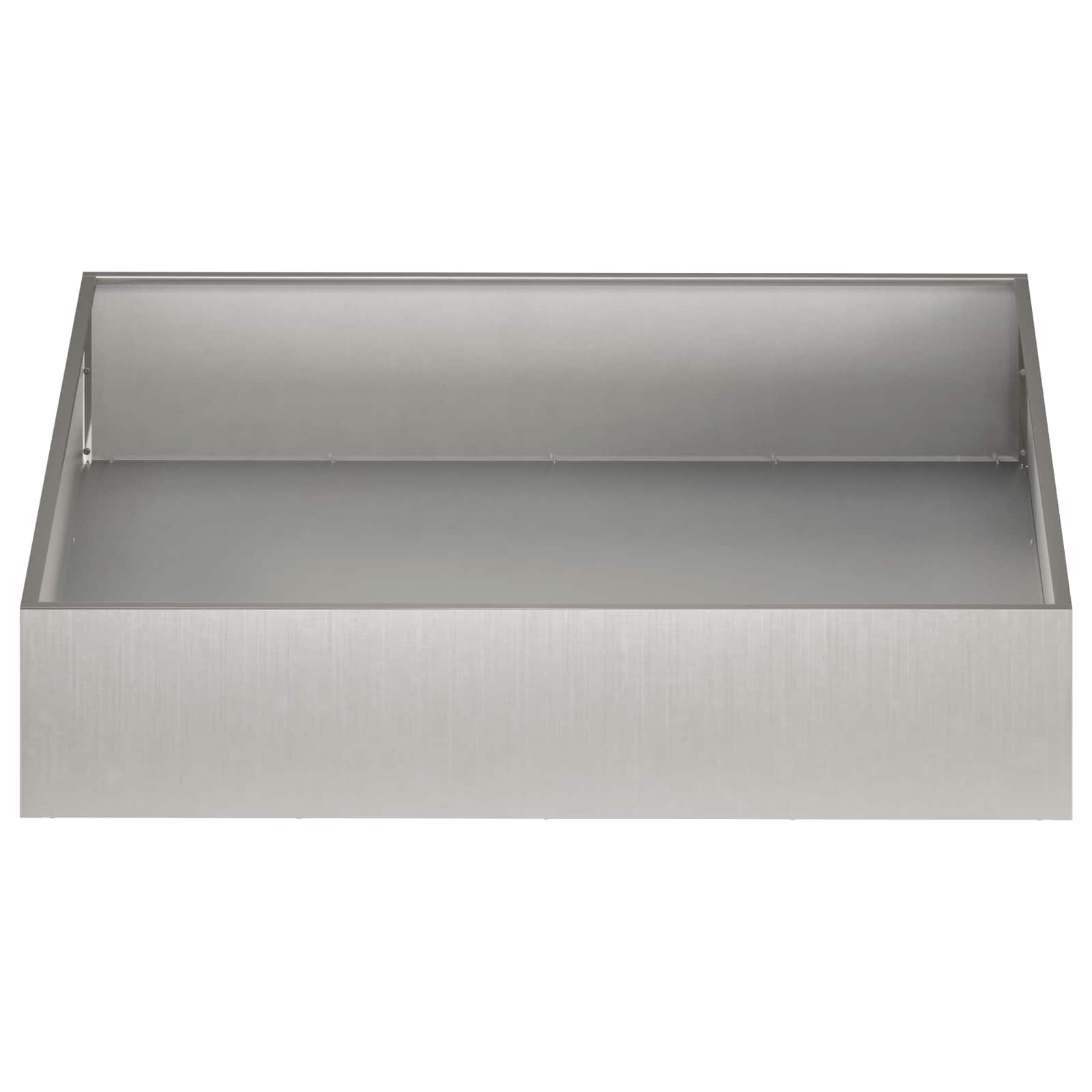 Vaso da giardino Argento 80 x 80 x 20 cm Acciaio Inox