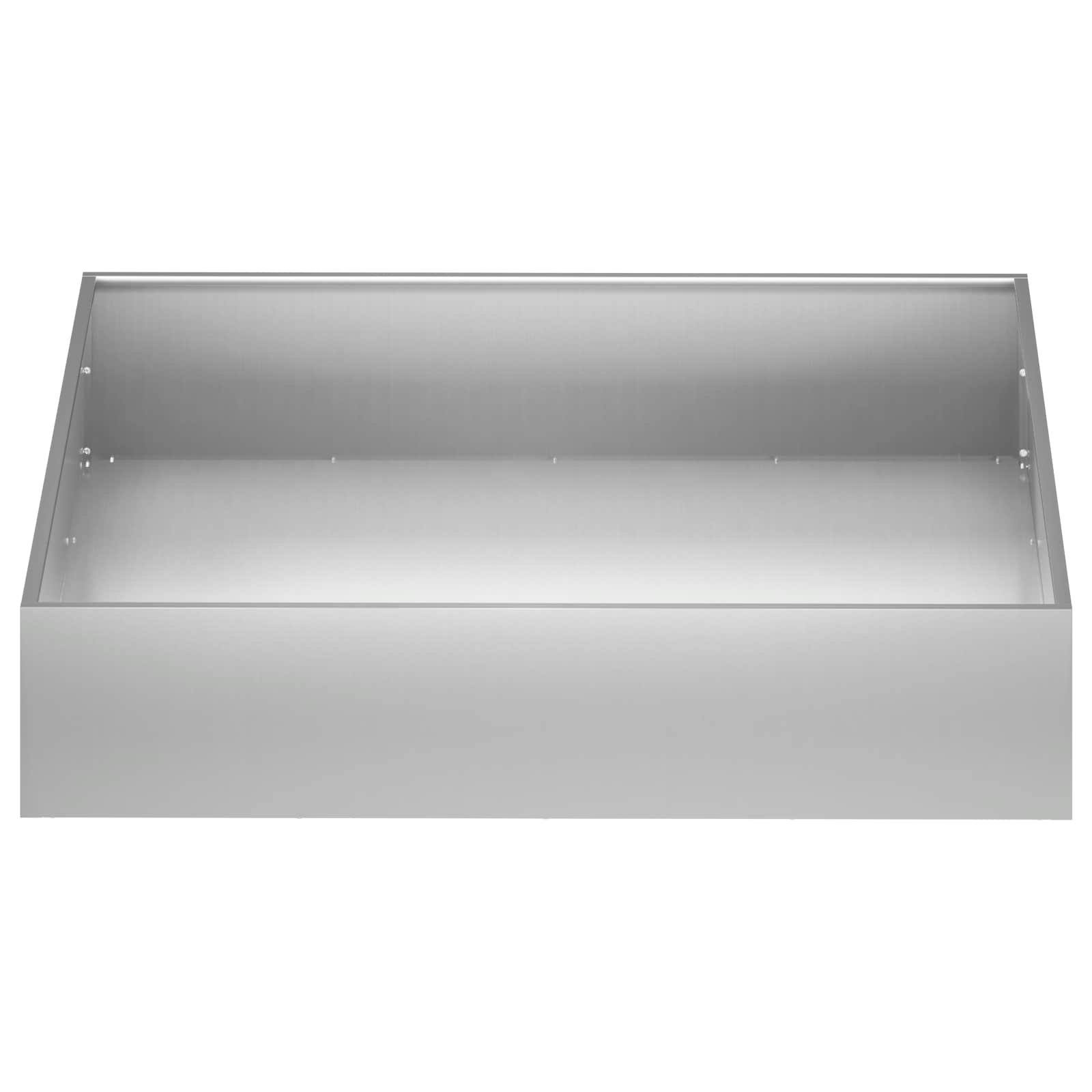 Vaso da giardino 2 pz Argento 80 x 80 x 20 cm Acciaio zincato