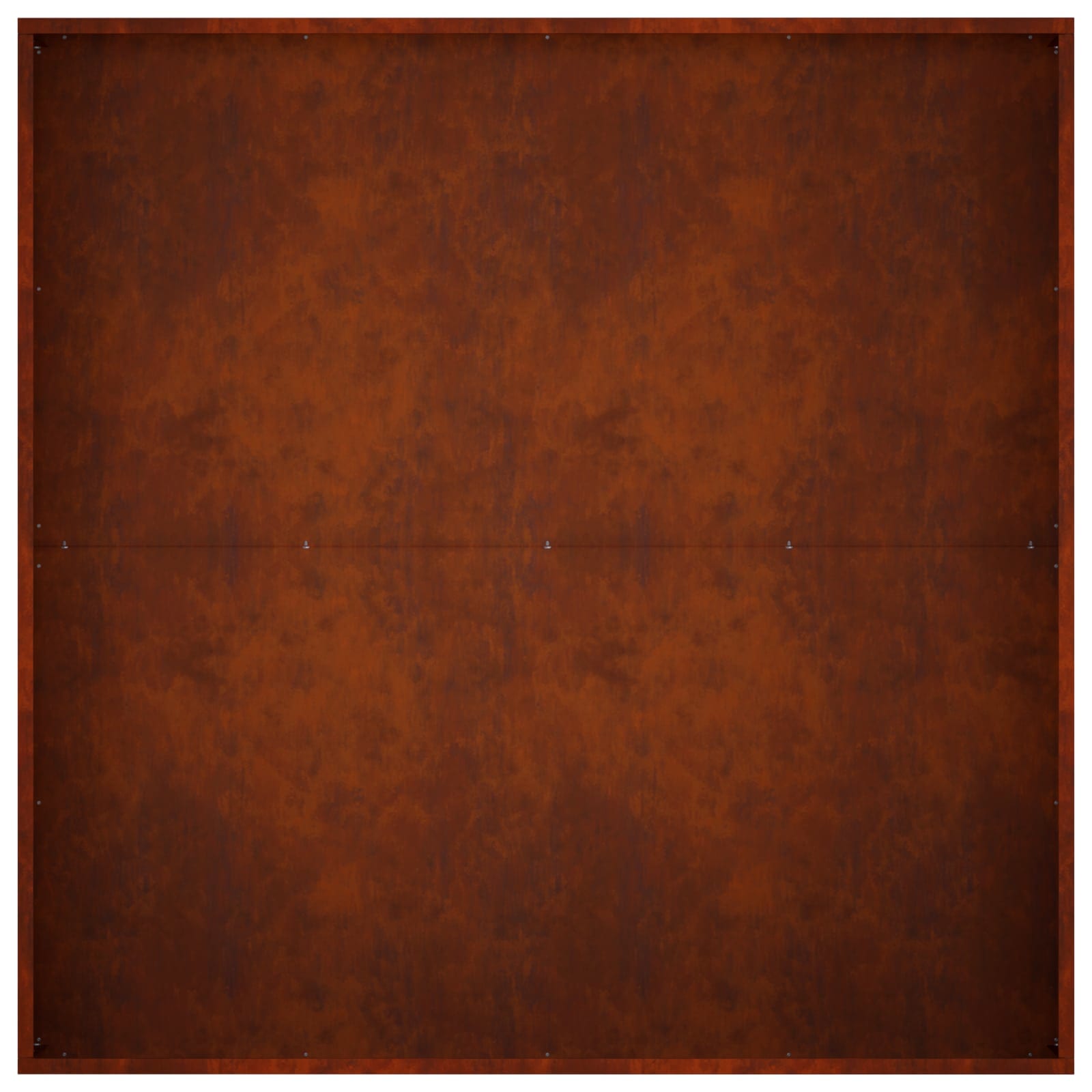Vaso da giardino Ruggine 80 x 80 x 20 cm Acciaio Corten
