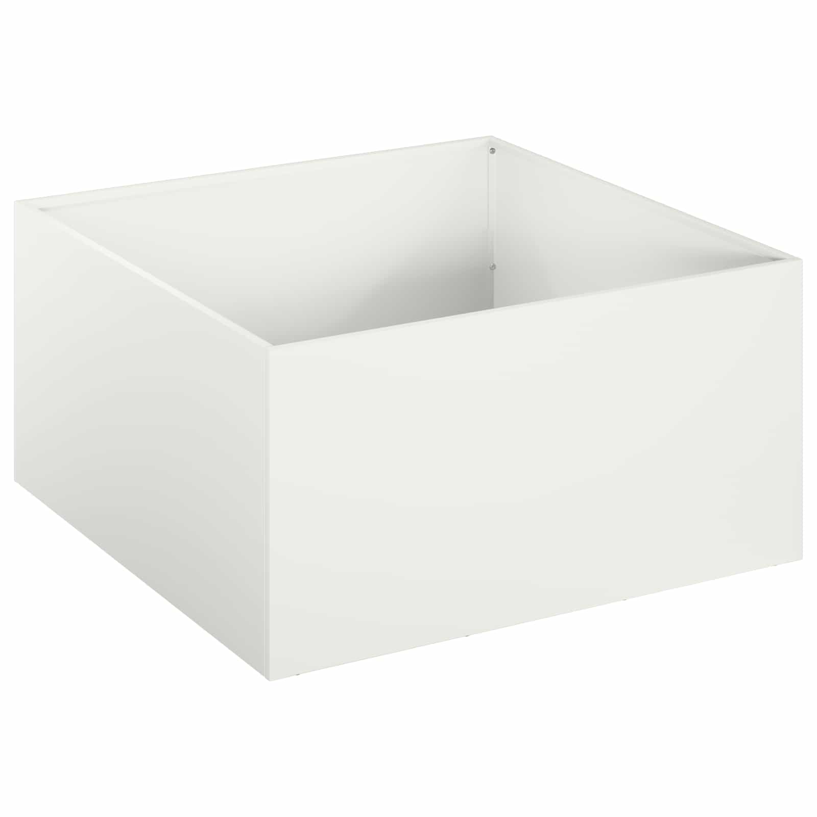 Vaso da giardino 2 pz Bianco 40 x 40 x 30 cm