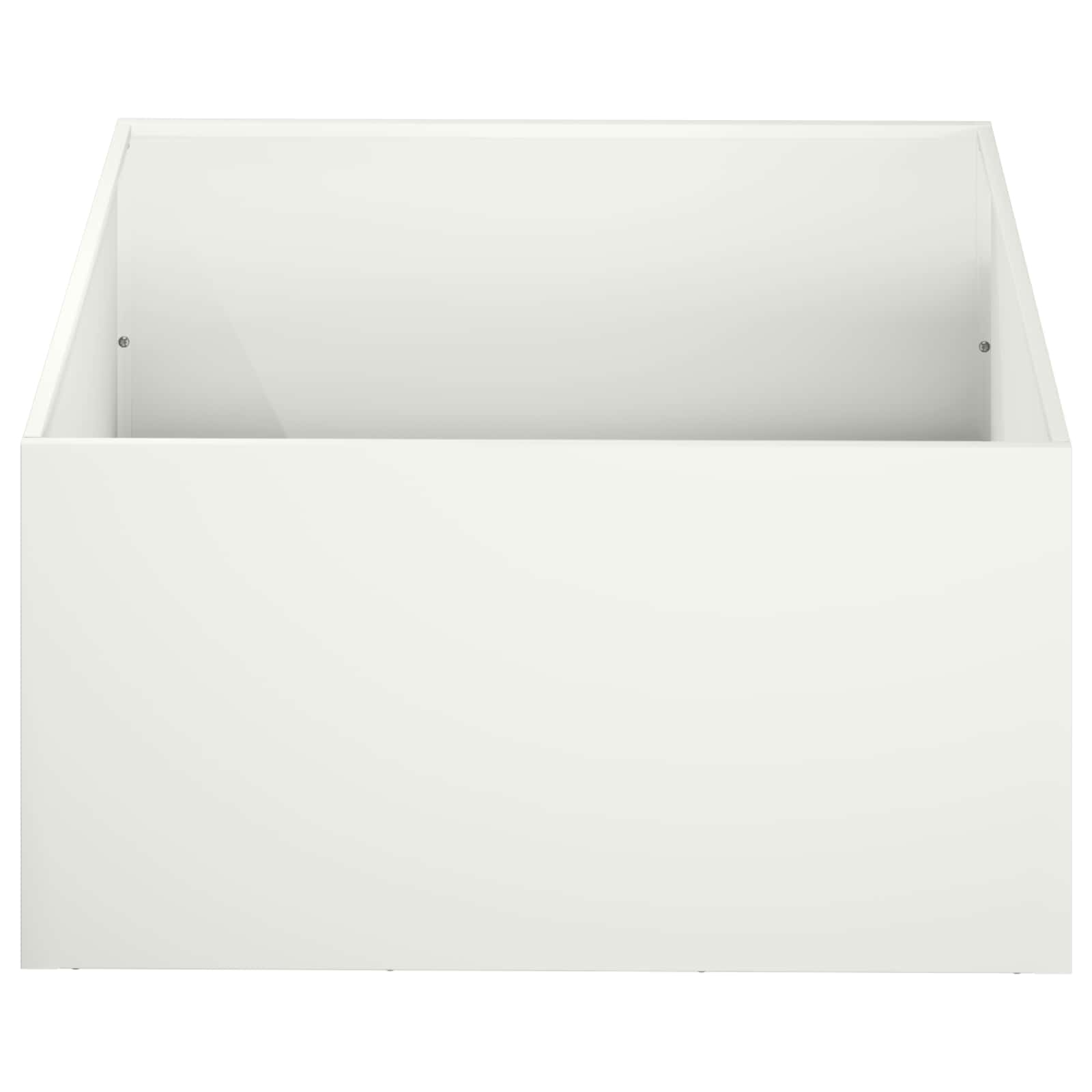 Vaso da giardino 2 pz Bianco 40 x 40 x 30 cm