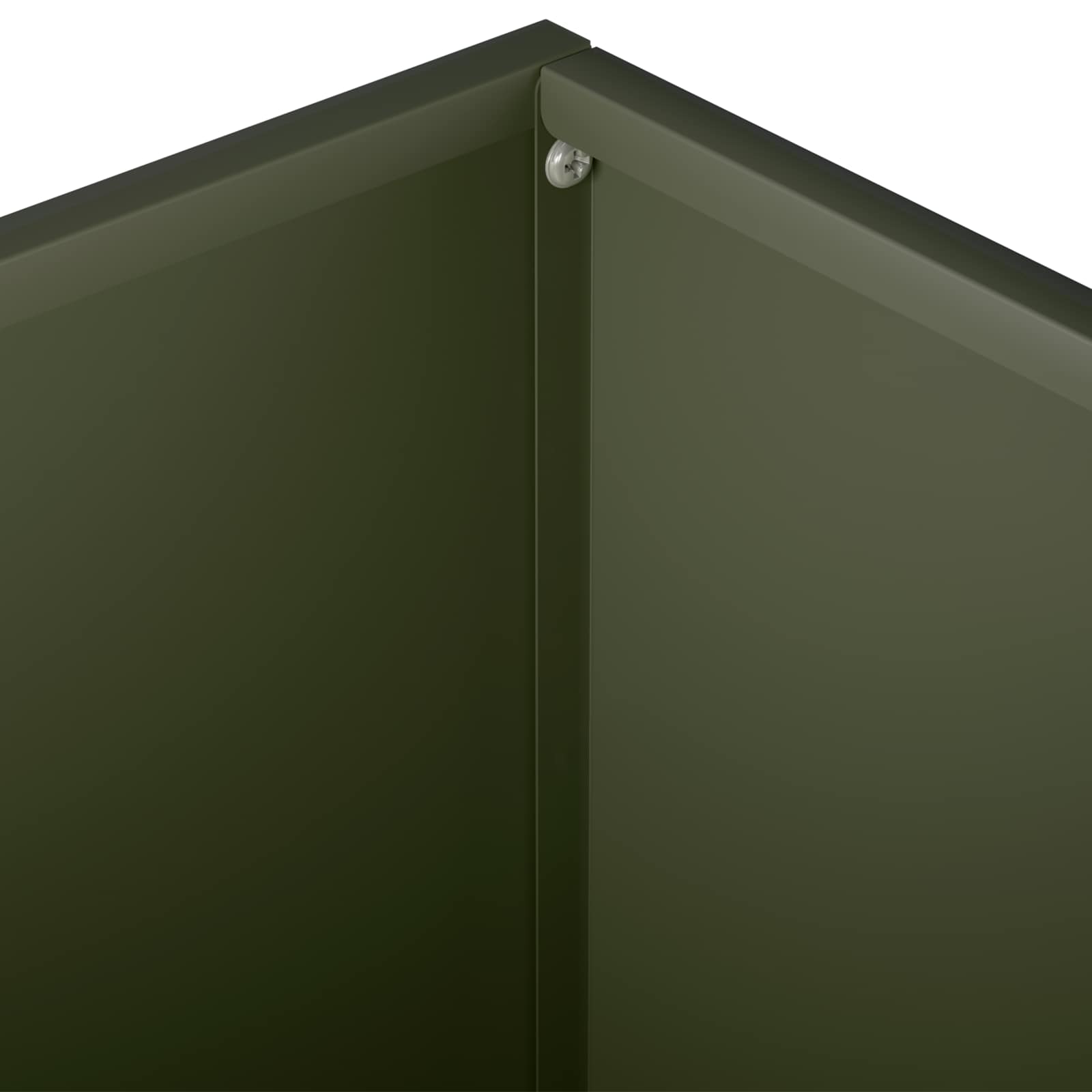 Vaso da giardino Verde Oliva 40 x 40 x 30 cm