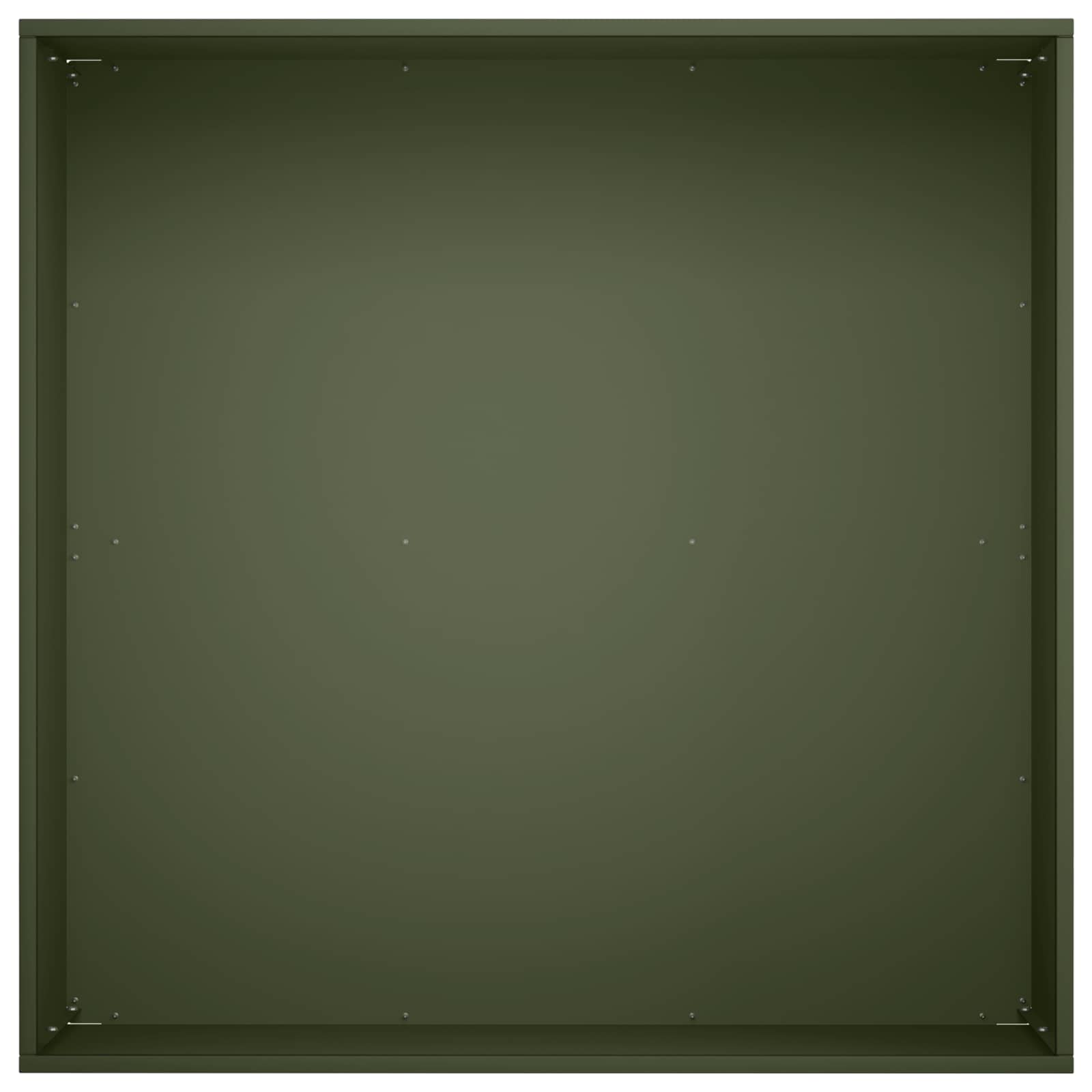 Vaso da giardino 2 pz Verde Oliva 40 x 40 x 30 cm