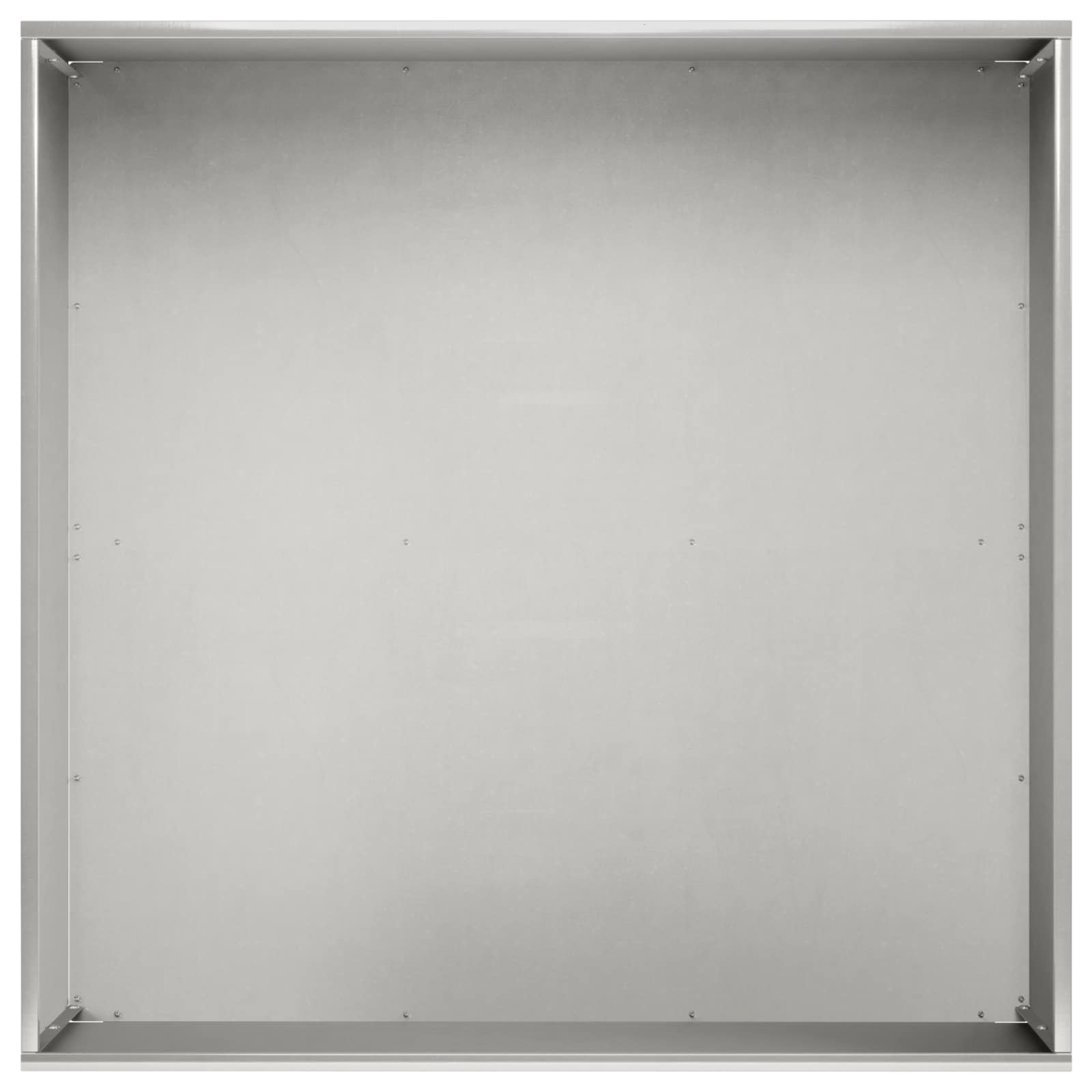 Vaso da giardino 2 pz Argento 40 x 40 x 30 cm Acciaio Inox