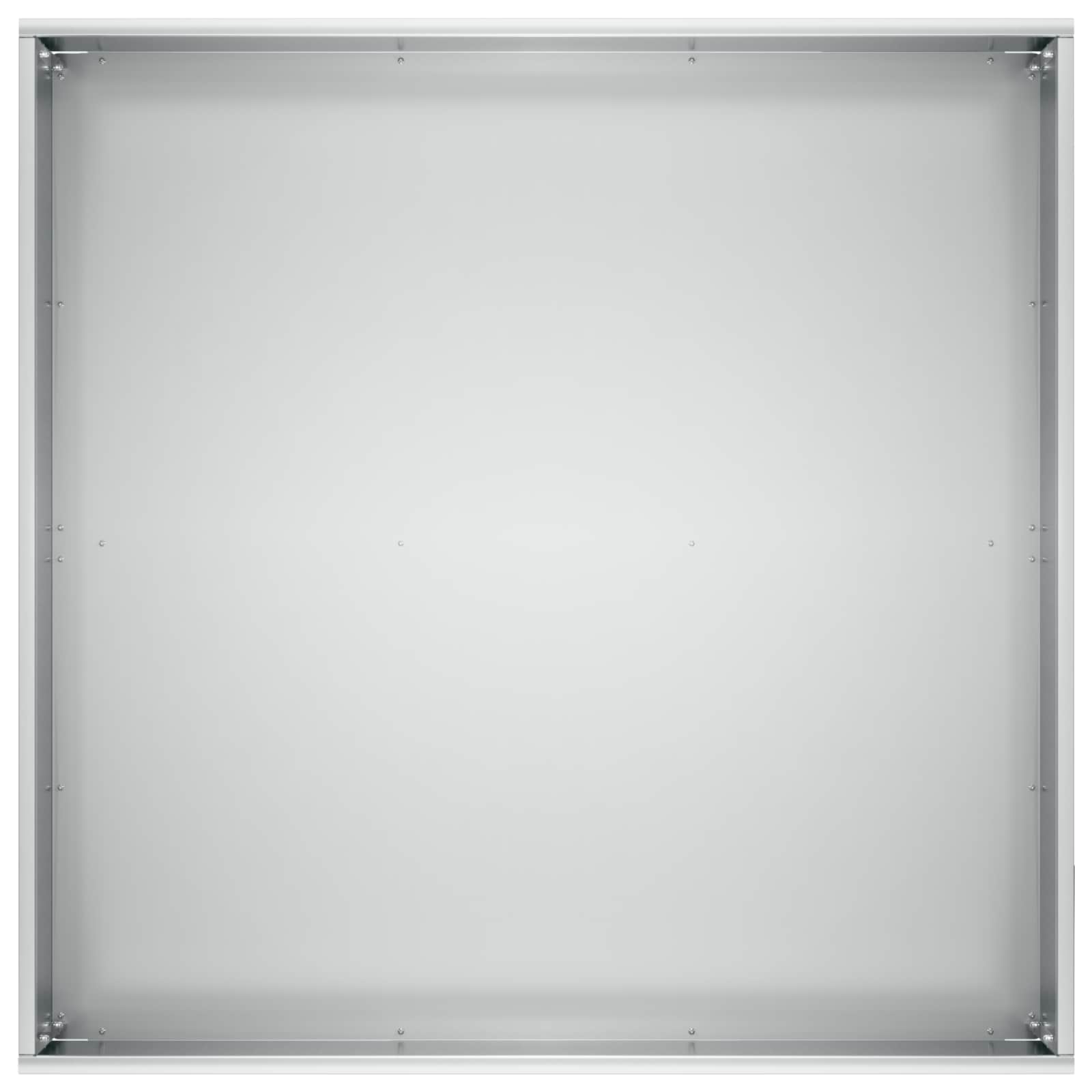Vaso da giardino Argento 40 x 40 x 30 cm Acciaio zincato