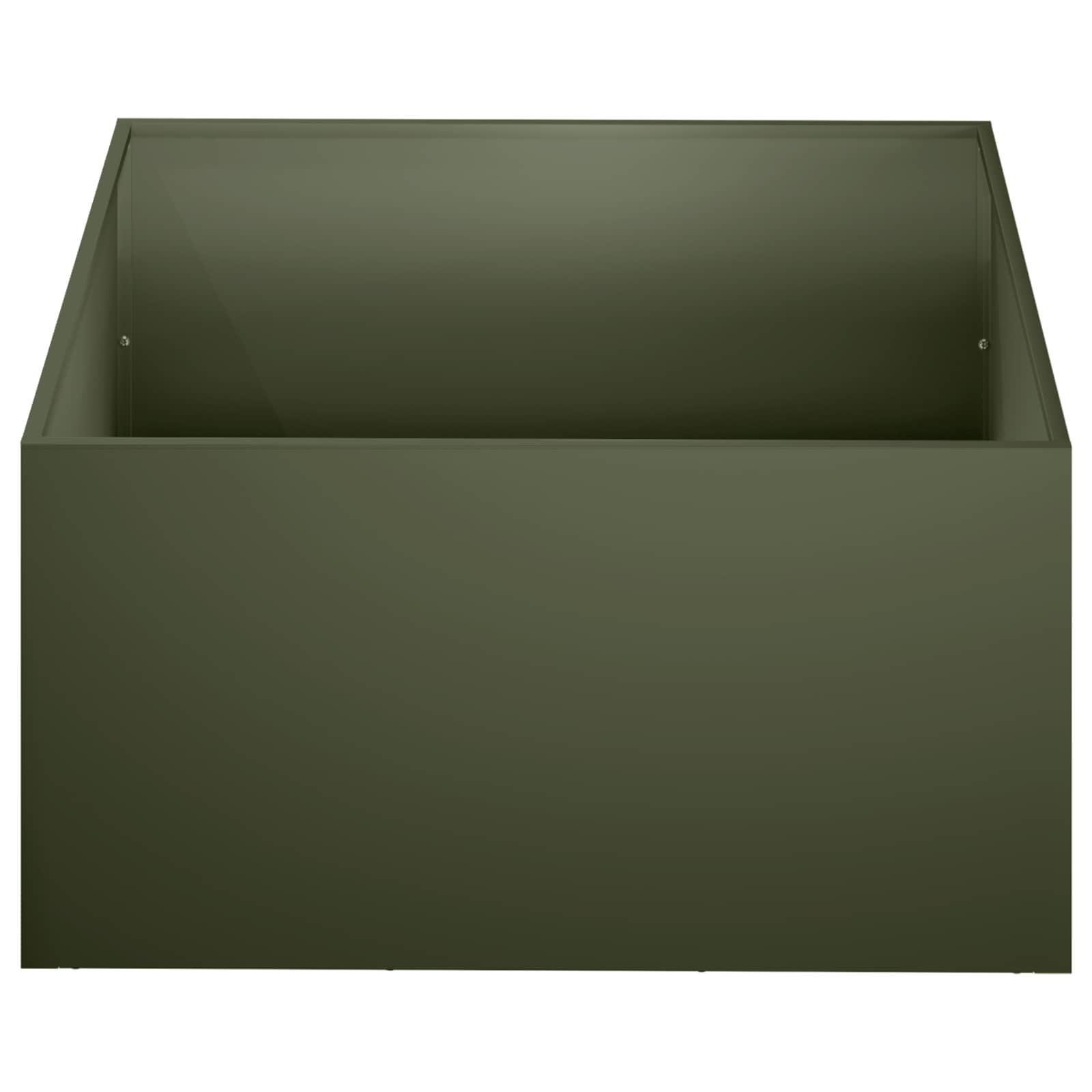 Vaso da giardino Verde Oliva 60 x 60 x 30 cm