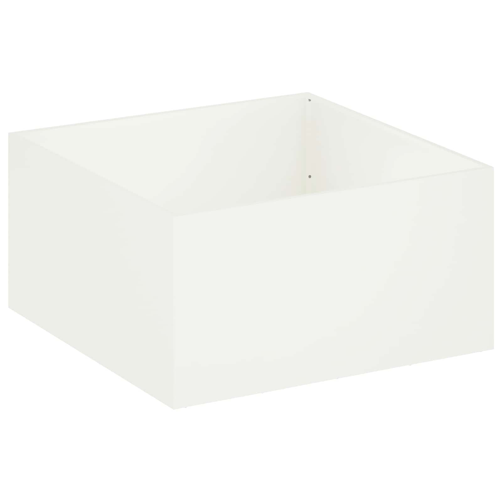 Vaso da giardino Bianco 60 x 60 x 40 cm