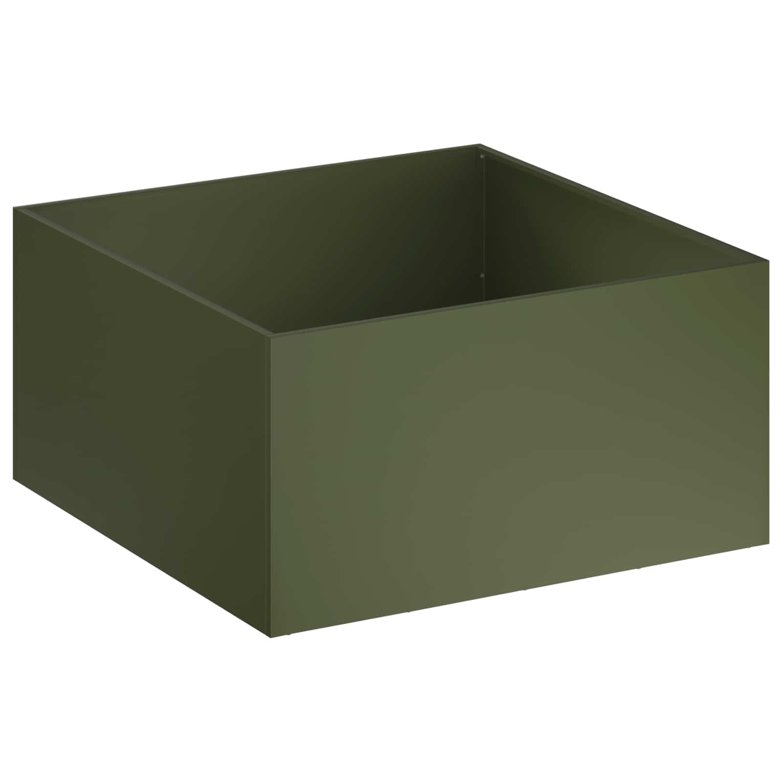 Vaso da giardino Verde Oliva 60 x 60 x 40 cm
