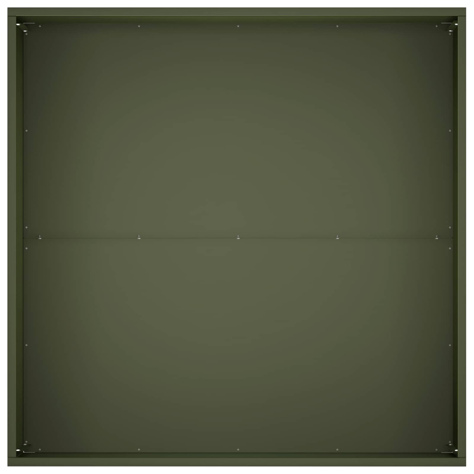 Vaso da giardino Verde Oliva 60 x 60 x 40 cm