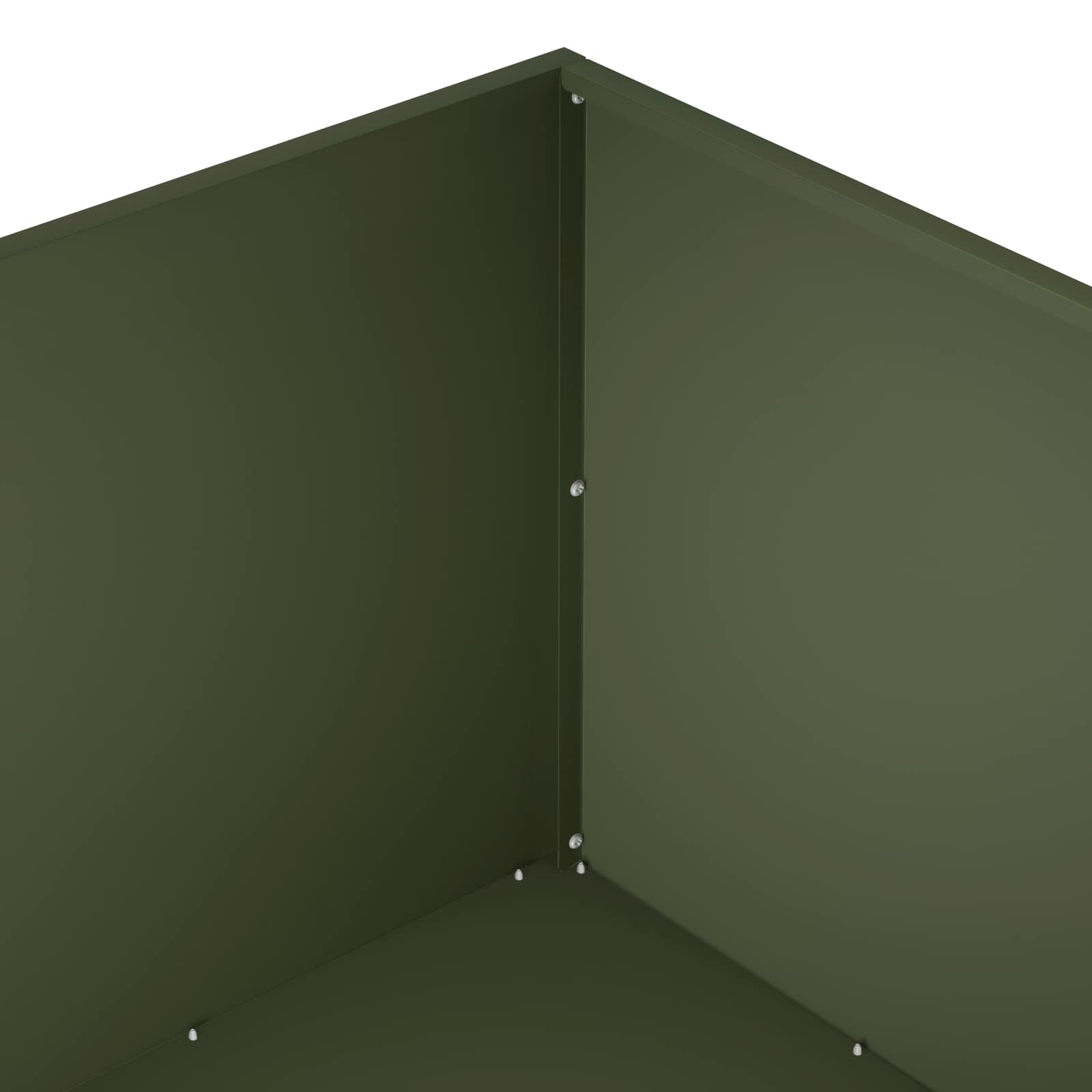 Vaso da giardino Verde Oliva 60 x 60 x 40 cm