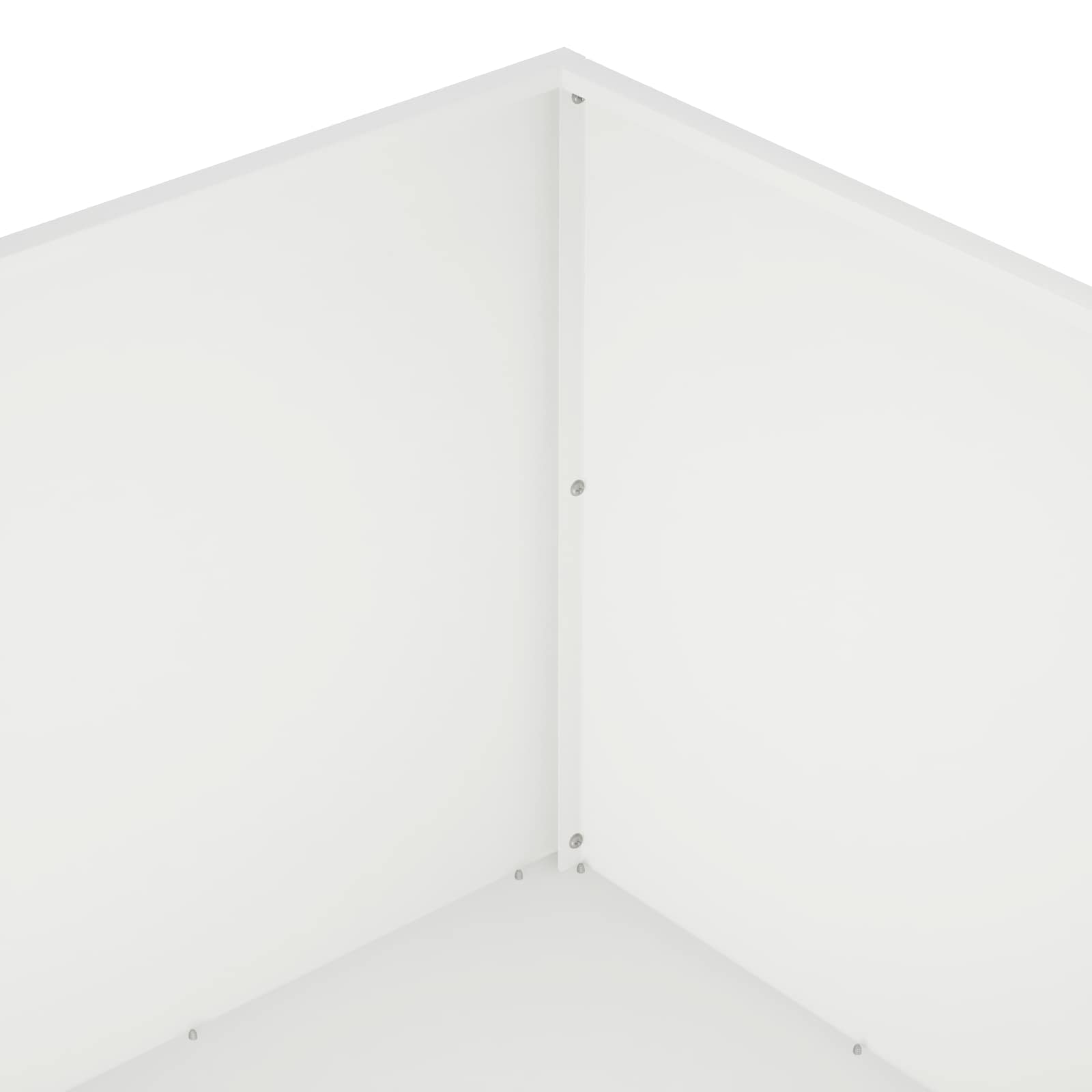 Vaso da giardino 2 pz Bianco 80 x 80 x 40 cm