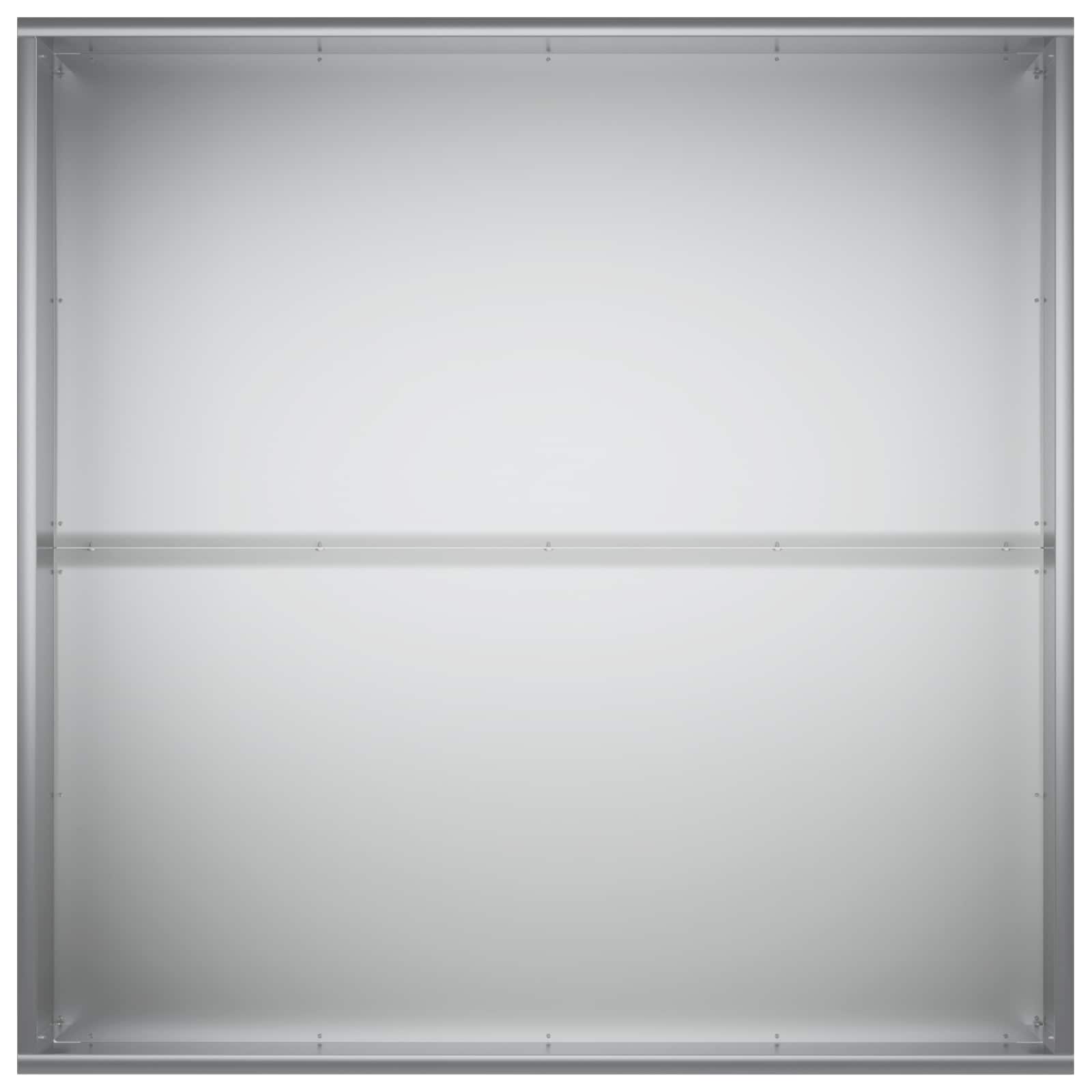 Vaso da giardino Argento 80 x 80 x 40 cm Acciaio zincato
