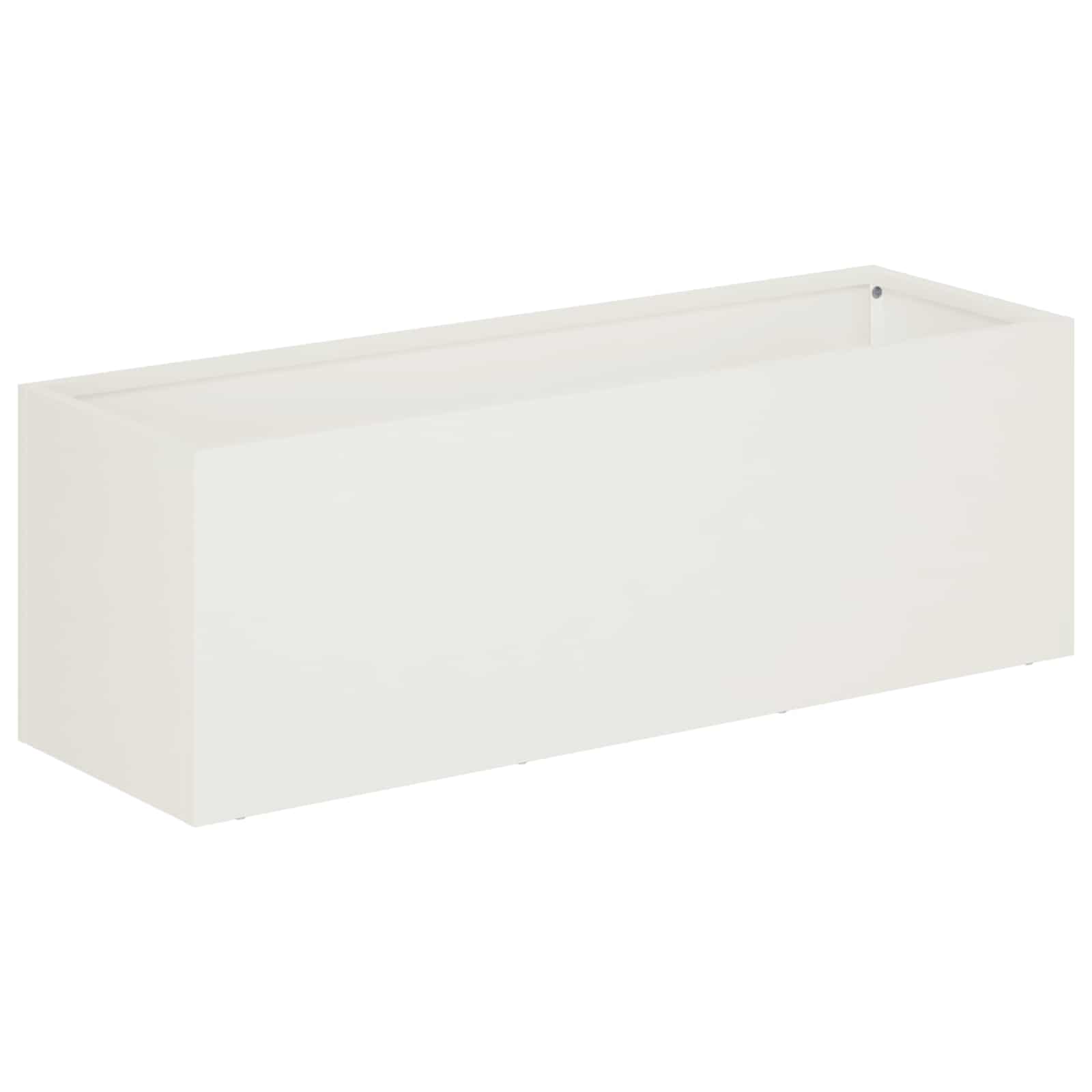 Vaso da giardino Bianco 40 x 20 x 20 cm