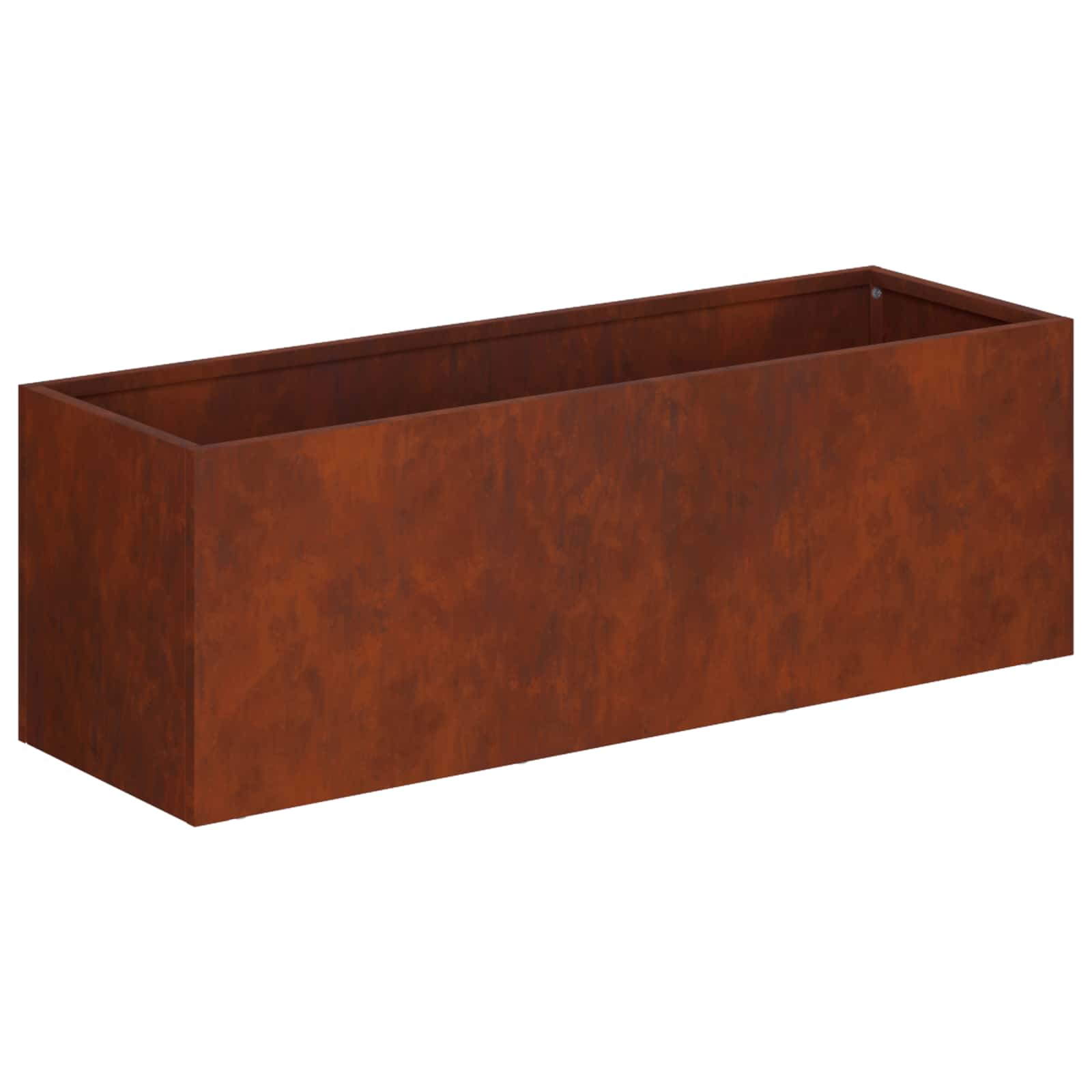 Vaso da giardino Ruggine 40 x 20 x 20 cm Acciaio Corten